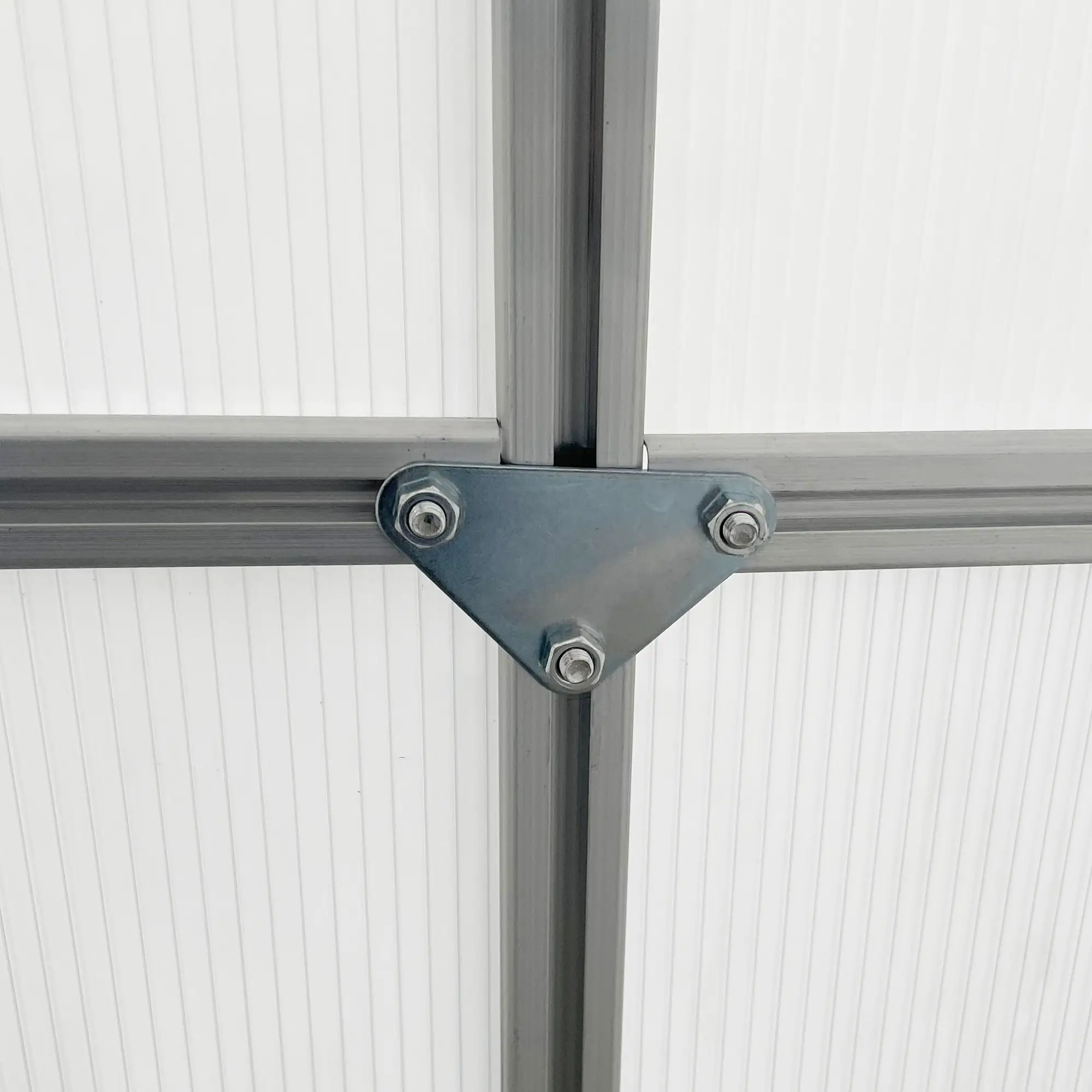 6' x 12' x 6.5' Walk-in Greenhouse, Polycarbonate, Adjustable Roof Vent, Sliding Door, Clear - Image 10