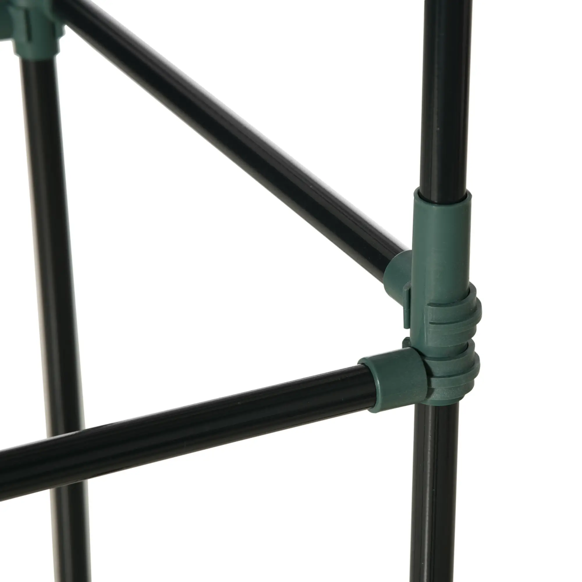 6' x 3' x 1' Raised Garden Bed, 2 Trellis Tomato Cages, Steel Frame, Dark Grey - Image 10