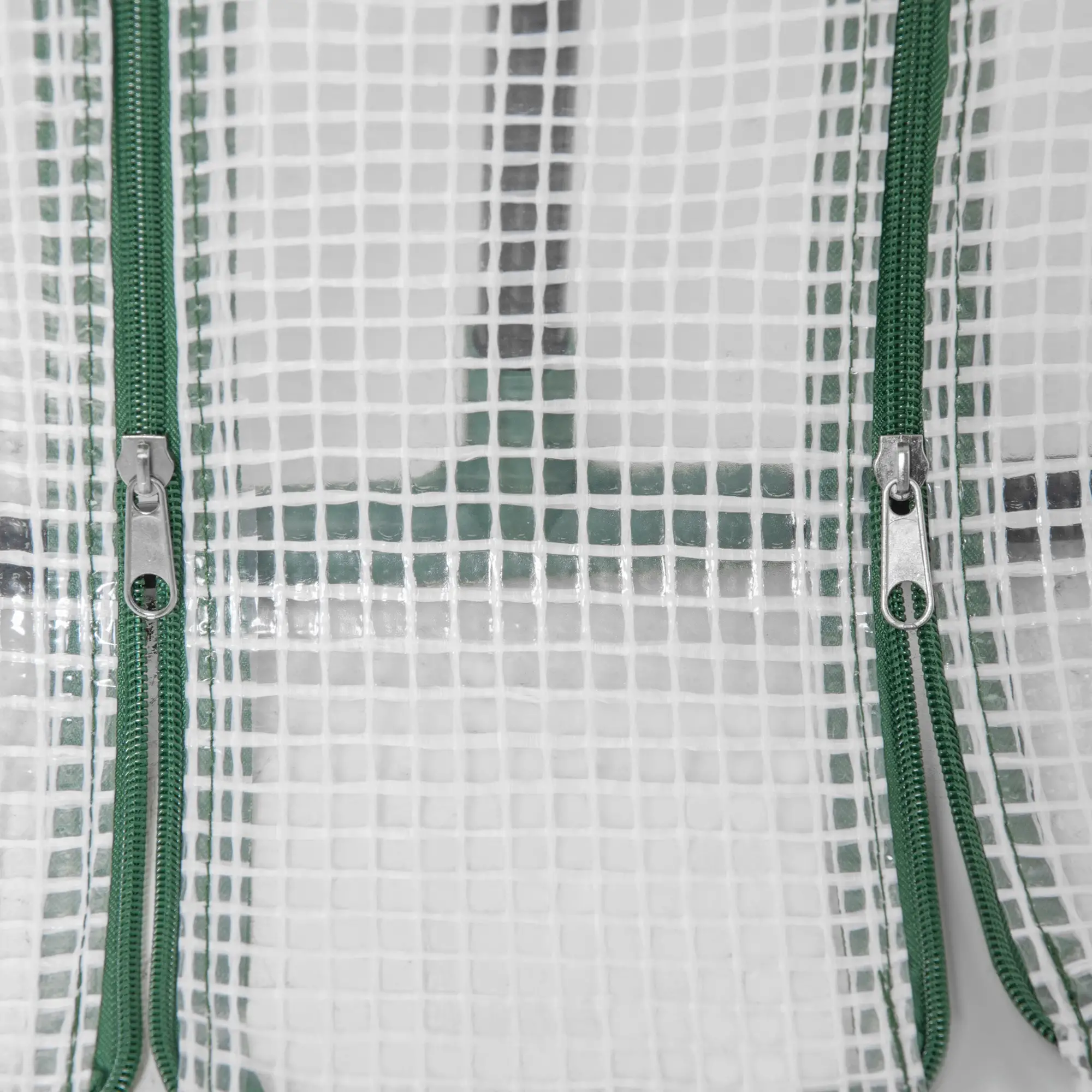 6' x 3' x 3' Portable Tunnel Greenhouse, Large Zipper Doors, Water UV PE Cover, White - Image 10