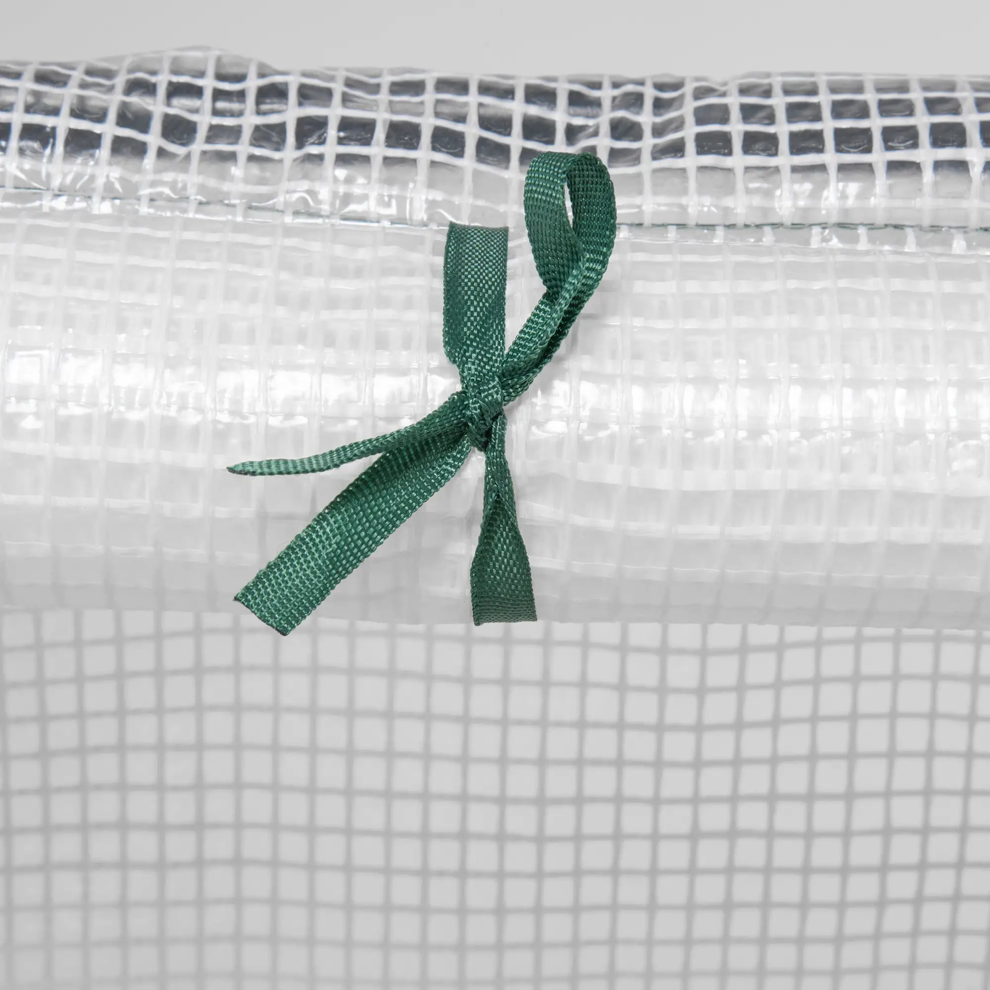 6' x 3' x 3' Portable Tunnel Greenhouse, Large Zipper Doors, Water UV PE Cover, White - Image 9