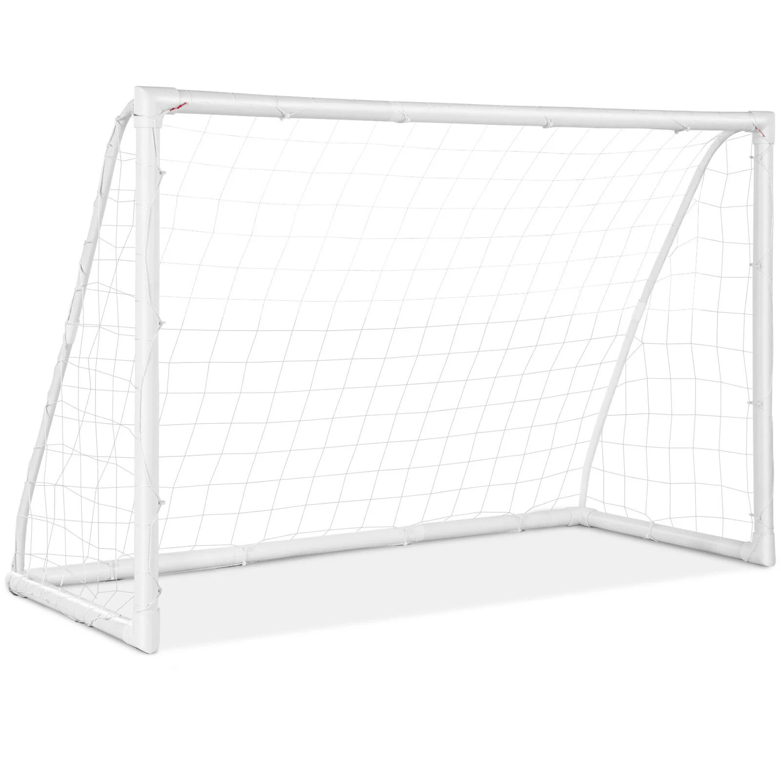 6 x 4 Feet Soccer Goal, Strong UPVC Frame, White - Image 4