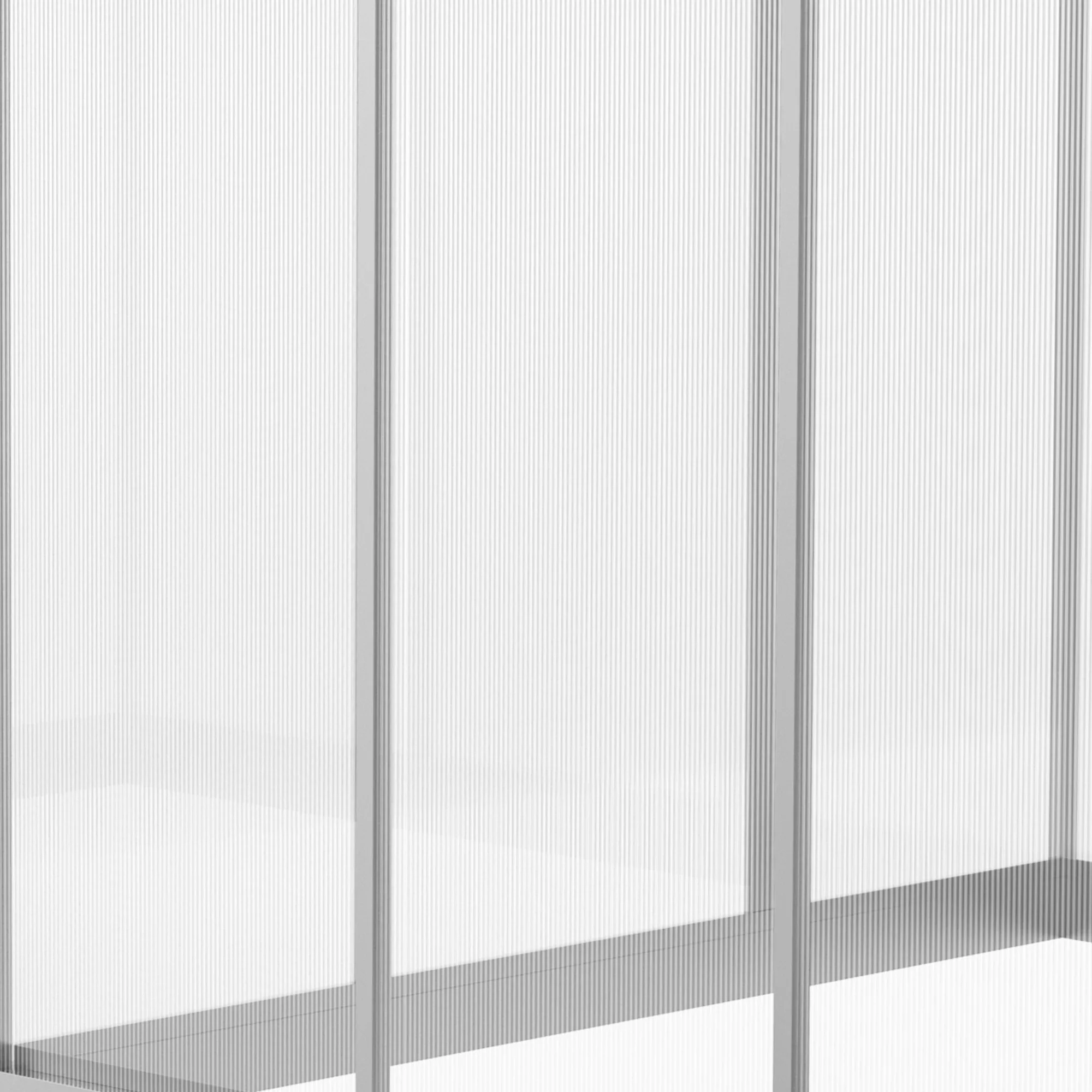 6' x 6' x 6.4' Walk-in Greenhouse, Polycarbonate Panels, Outdoor - Image 7
