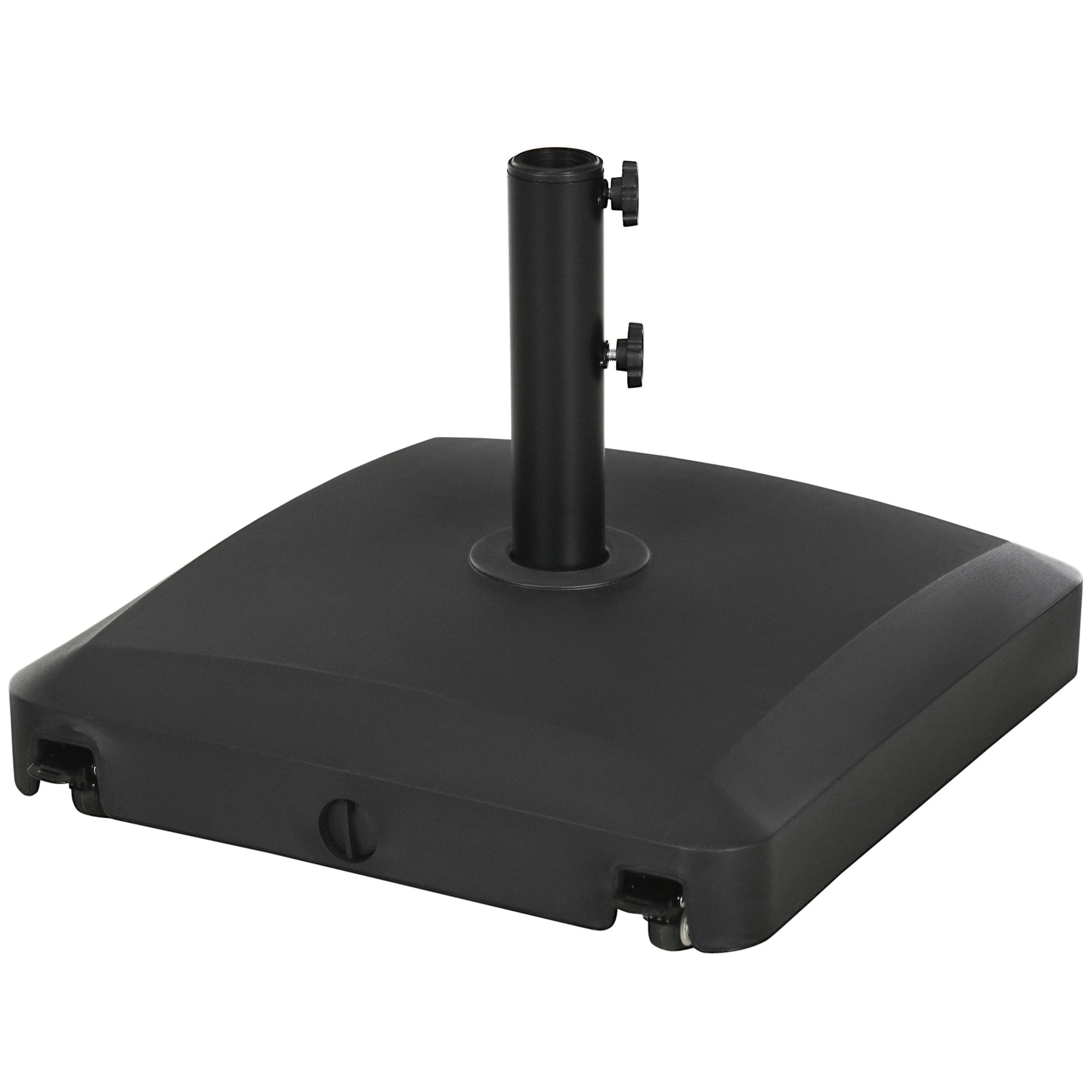 66 lb Heavy Duty Patio Umbrella Stand, Outdoor Garden Base, Black