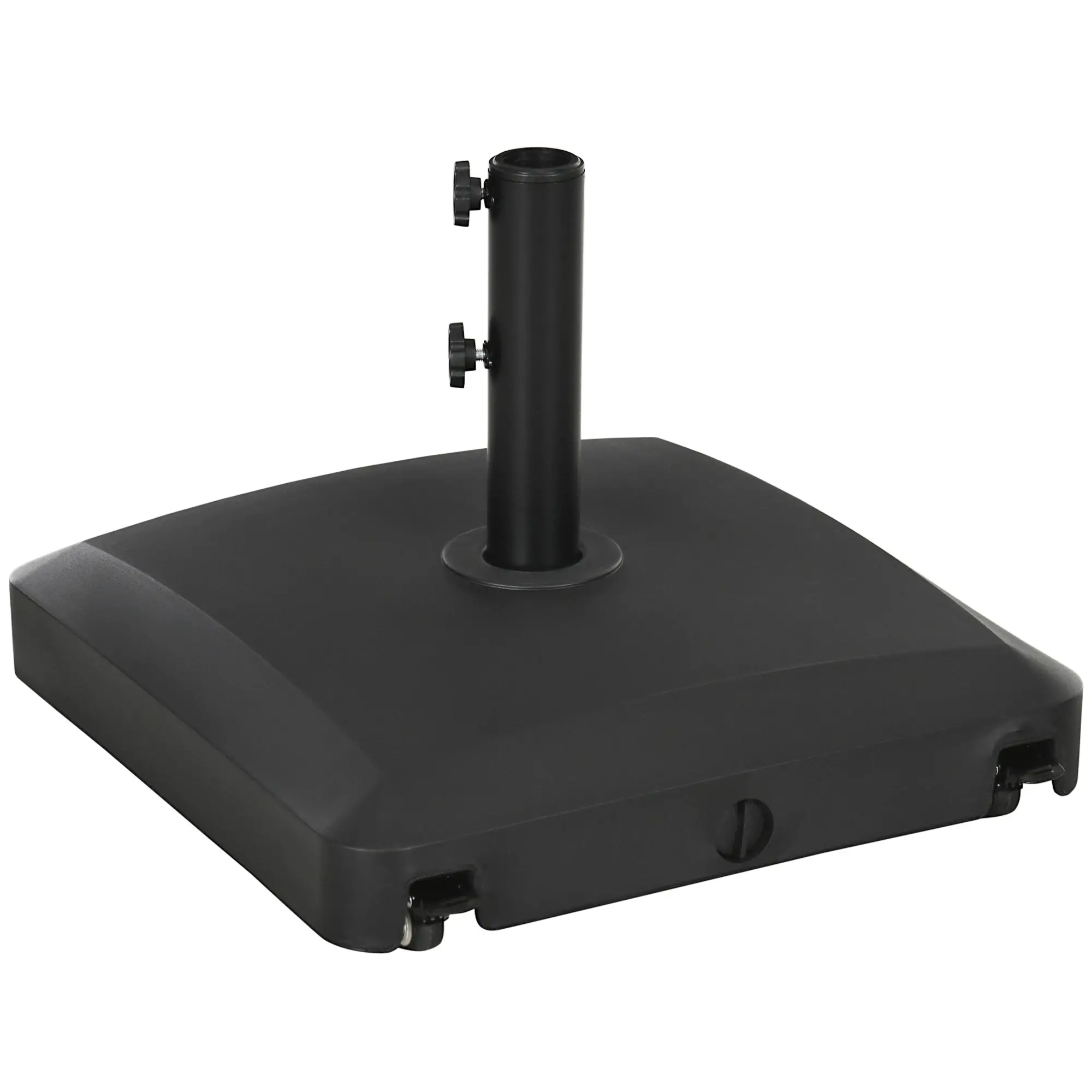 66 lb Heavy Duty Patio Umbrella Stand, Outdoor Garden Base, Black - Image 11