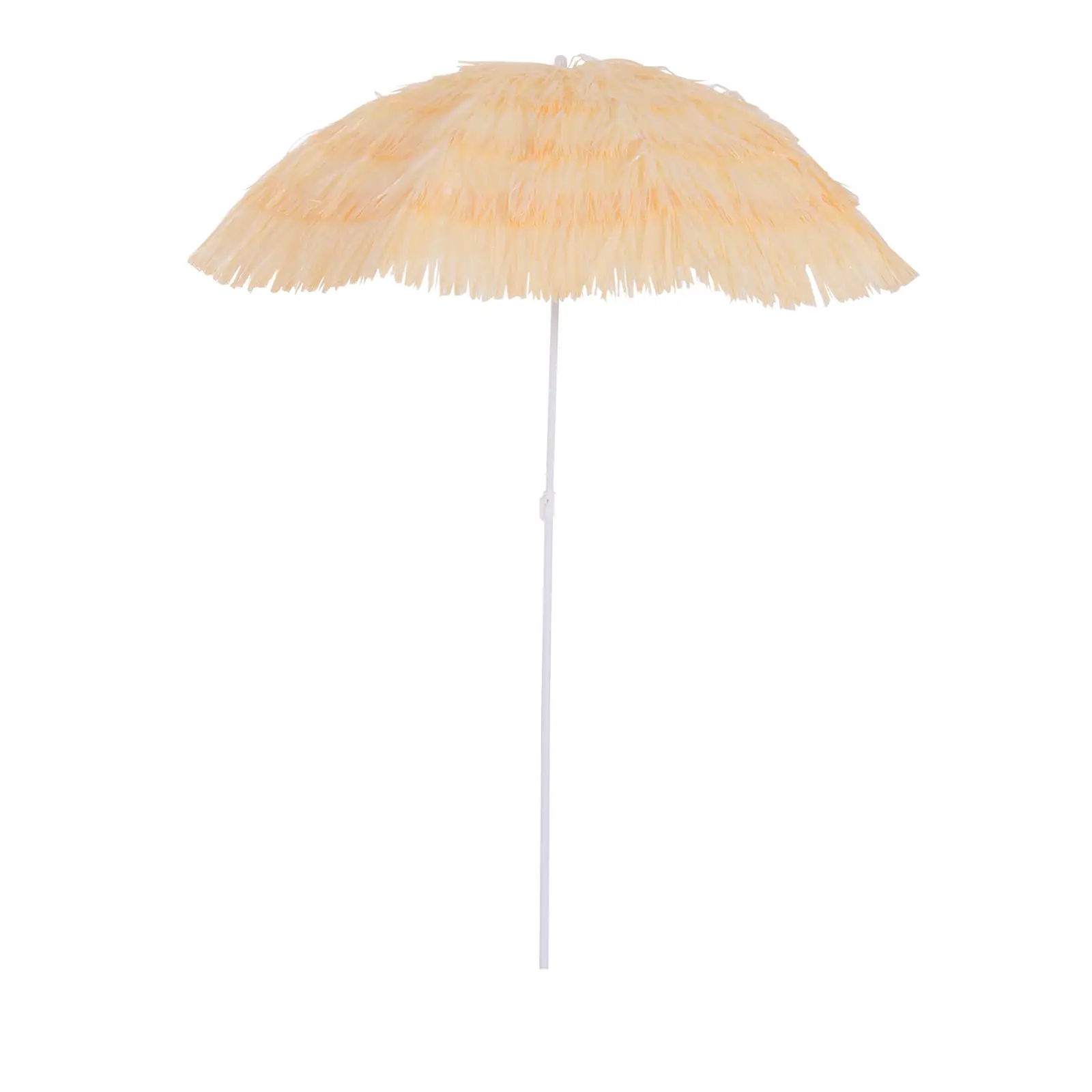 6FT Beach Umbrella, Tilt Sunshade, Adjustable Height, Wheat - Image 11