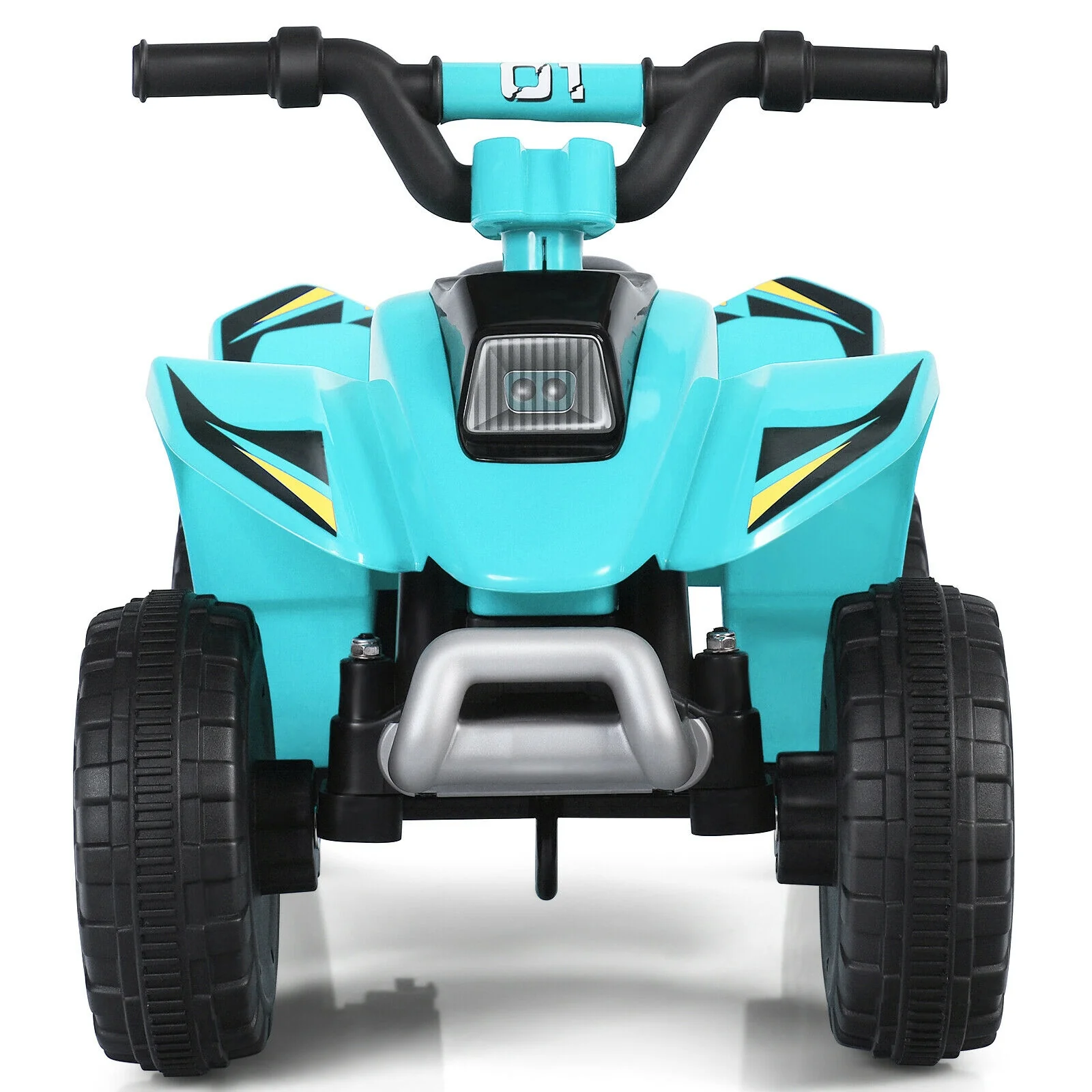 6V Kids Electric ATV, 4 Wheels Ride-On Toy, Blue - Image 5