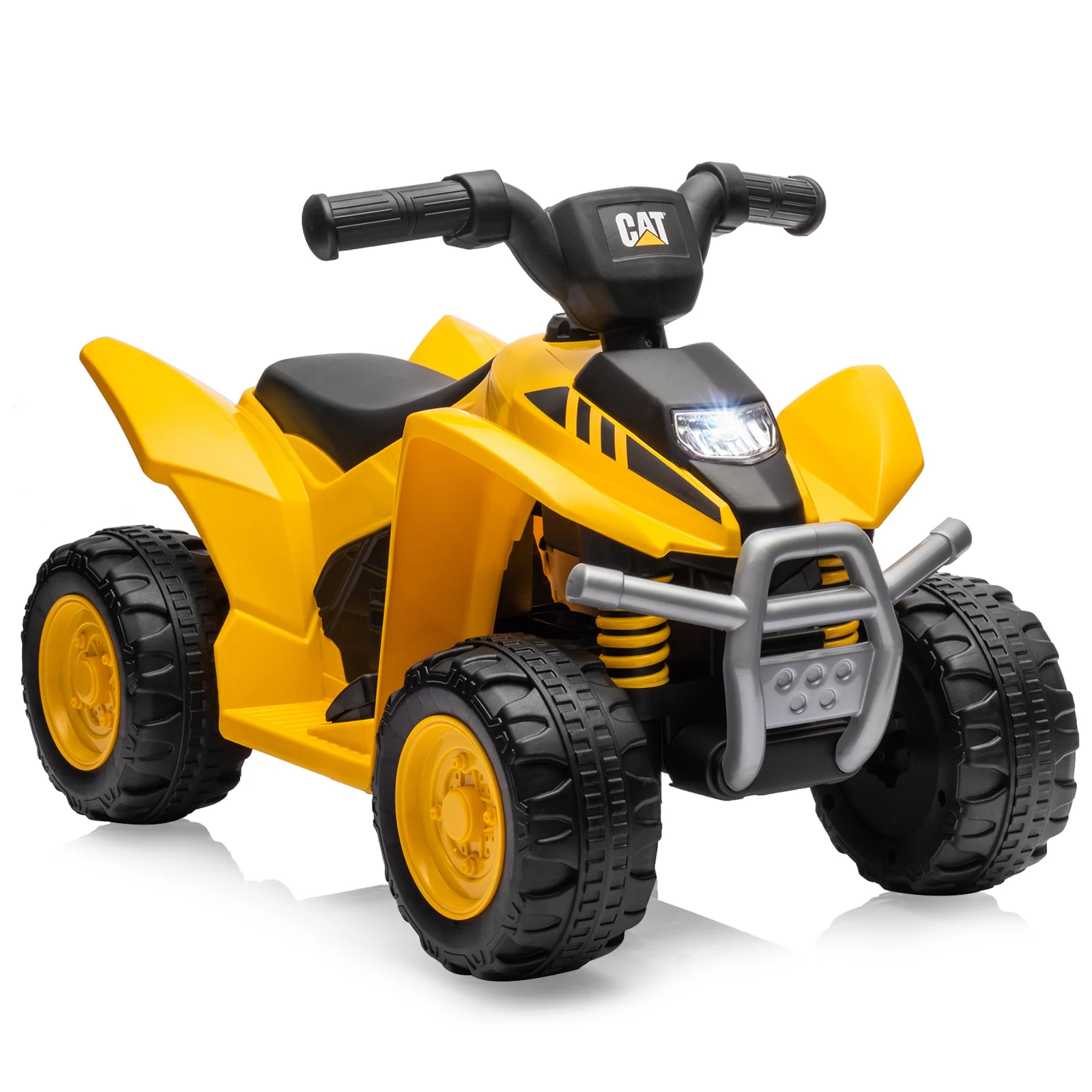 6V Kids Ride On ATV, 18-36 Months Old, With Horn Sound, Yellow - Image 4