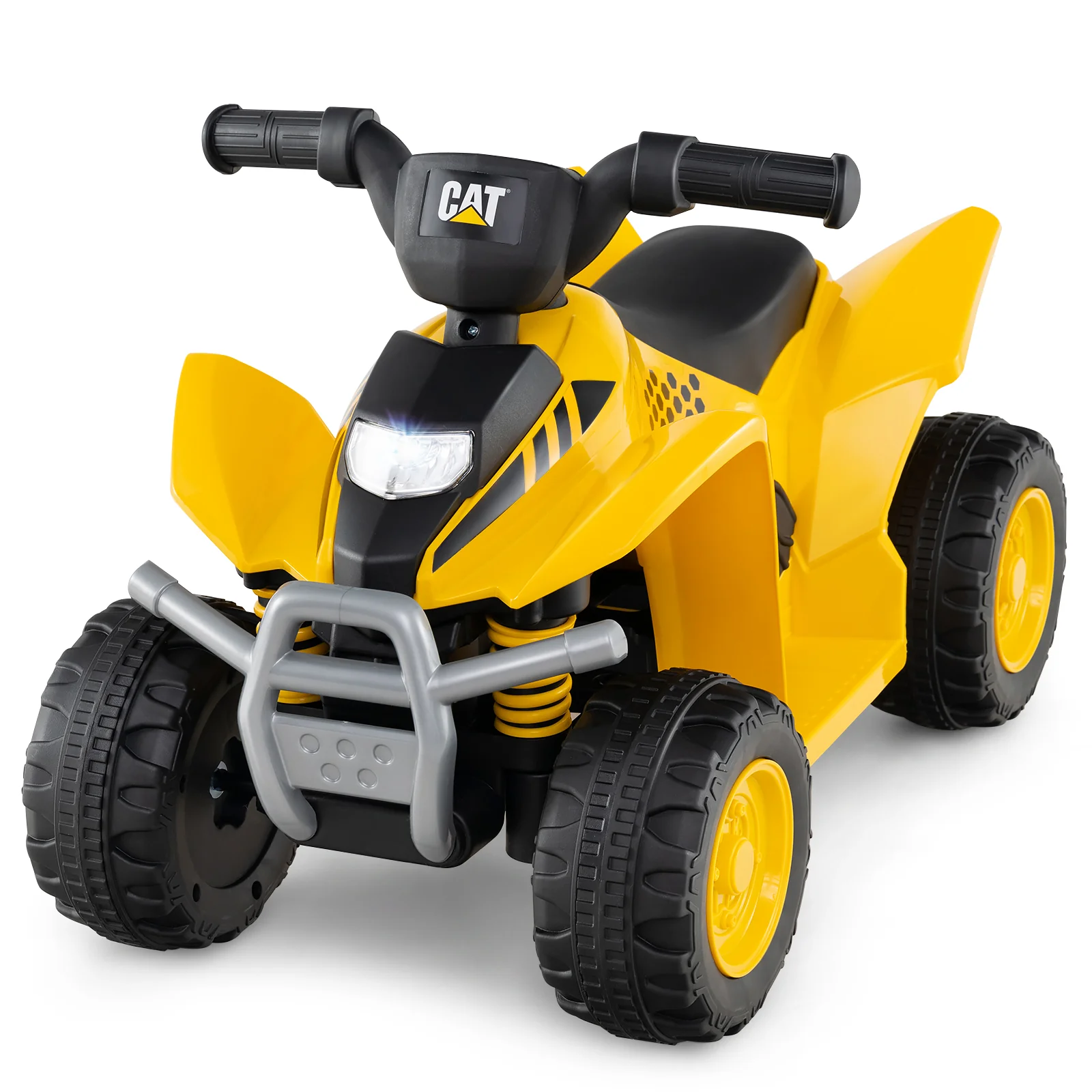 6V Kids Ride On ATV, 18-36 Months Old, With Horn Sound, Yellow - Image 5