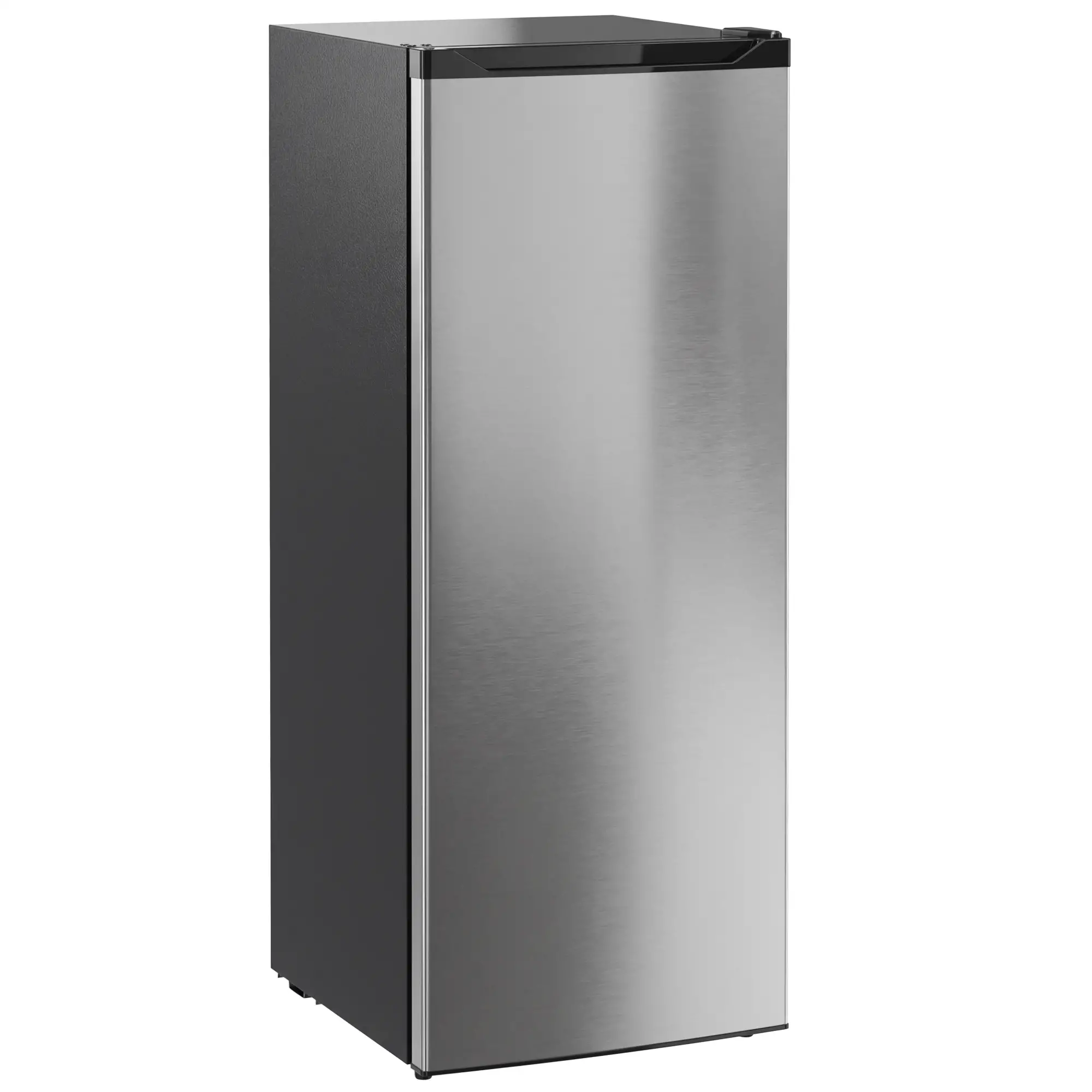 7.0 Cu.Ft Upright Freezer, 6 Adjustable Shelves, Reversible Door, Silver