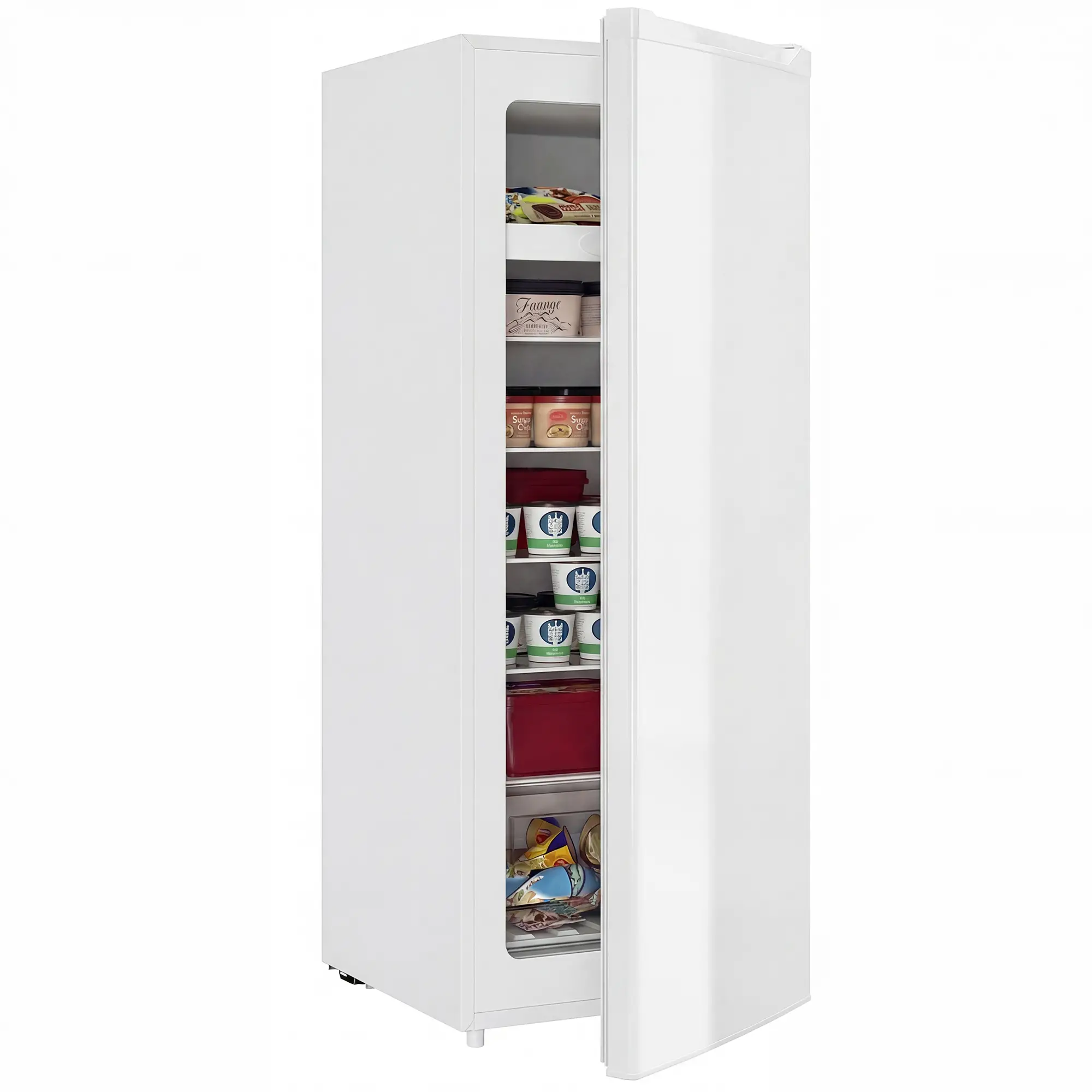 7.0 Cu.Ft Upright Freezer with 6 Adjustable Shelves, White - Image 10