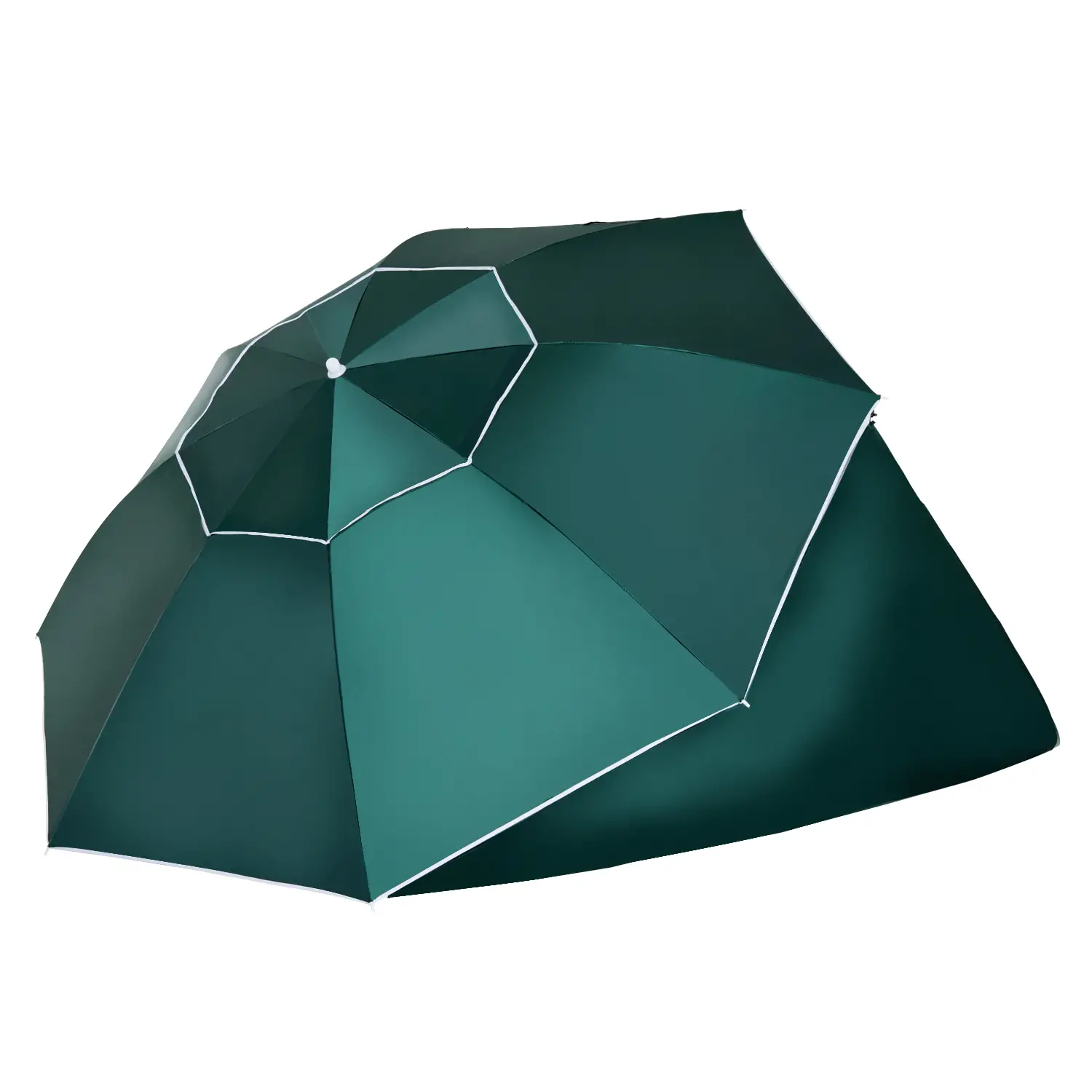 7.5FT 2-in-1 Umbrella Shelter, UPF50+ UV Protection, Dark Green - Image 9