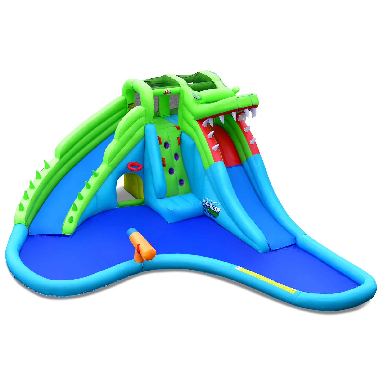 7-In-1 Inflatable Bounce House With Splashing Pool, No Blower - Image 3