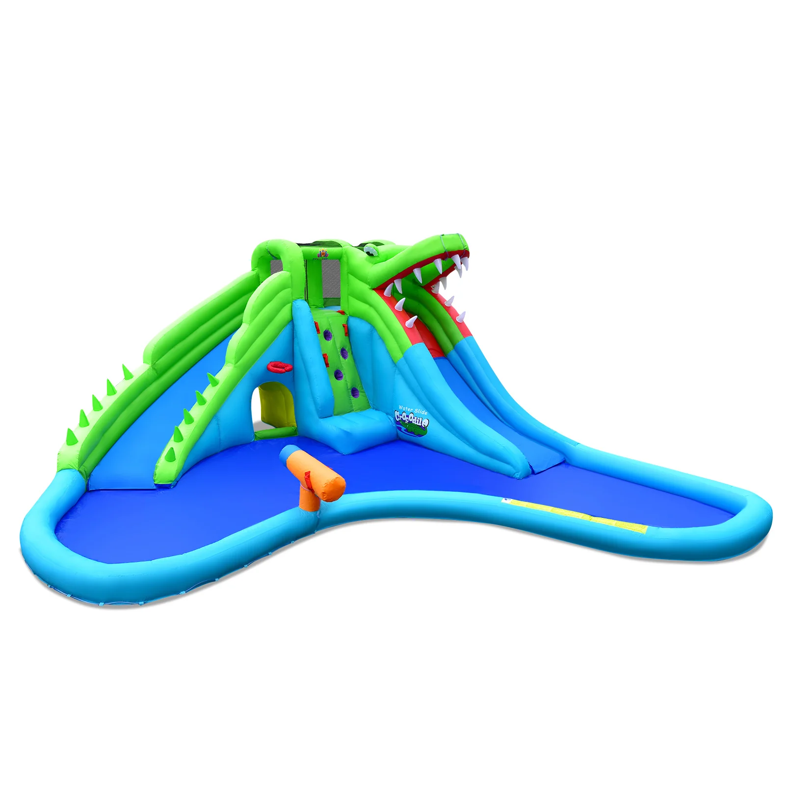 7-In-1 Inflatable Bounce House With Splashing Pool, No Blower - Image 4
