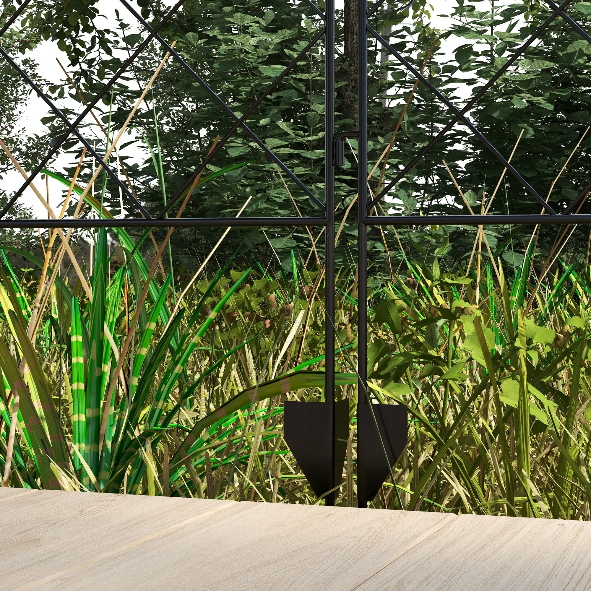 7 Pack Garden Fencing, Decorative Fence Panels, Animal Barrier, Flower Edging, Black - Image 10