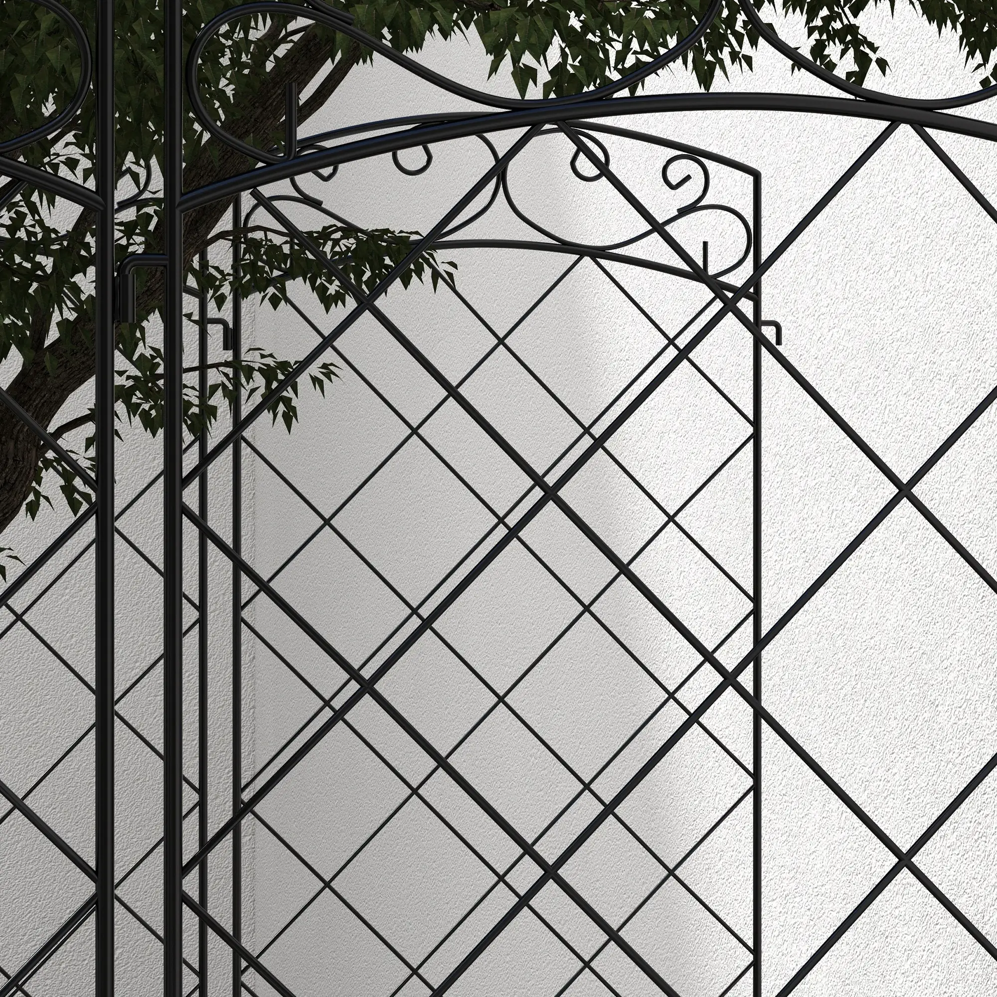 7 Pack Garden Fencing, Decorative Fence Panels, Animal Barrier, Flower Edging, Black - Image 9