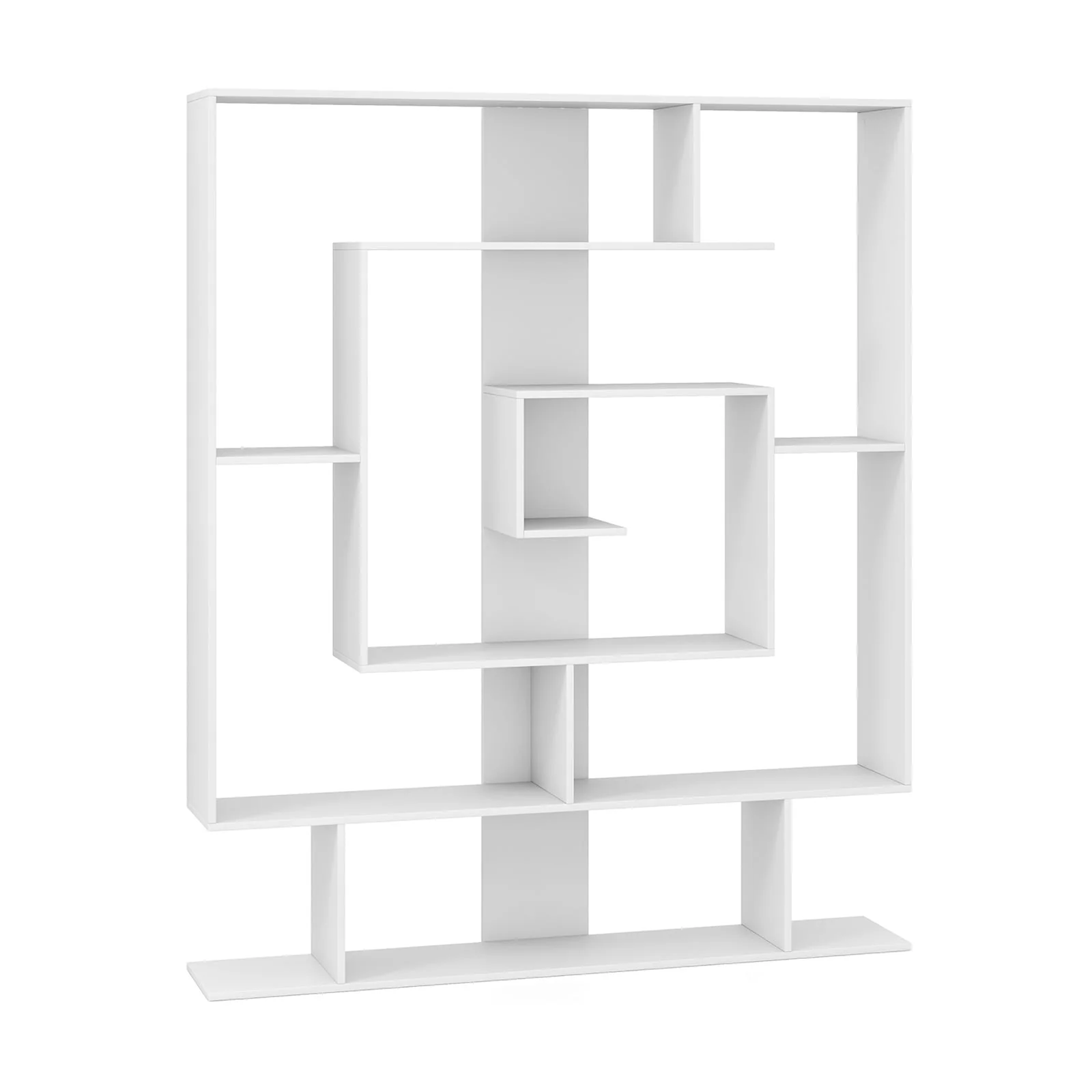 7-Tier Bookshelf Display Rack, White - Image 4