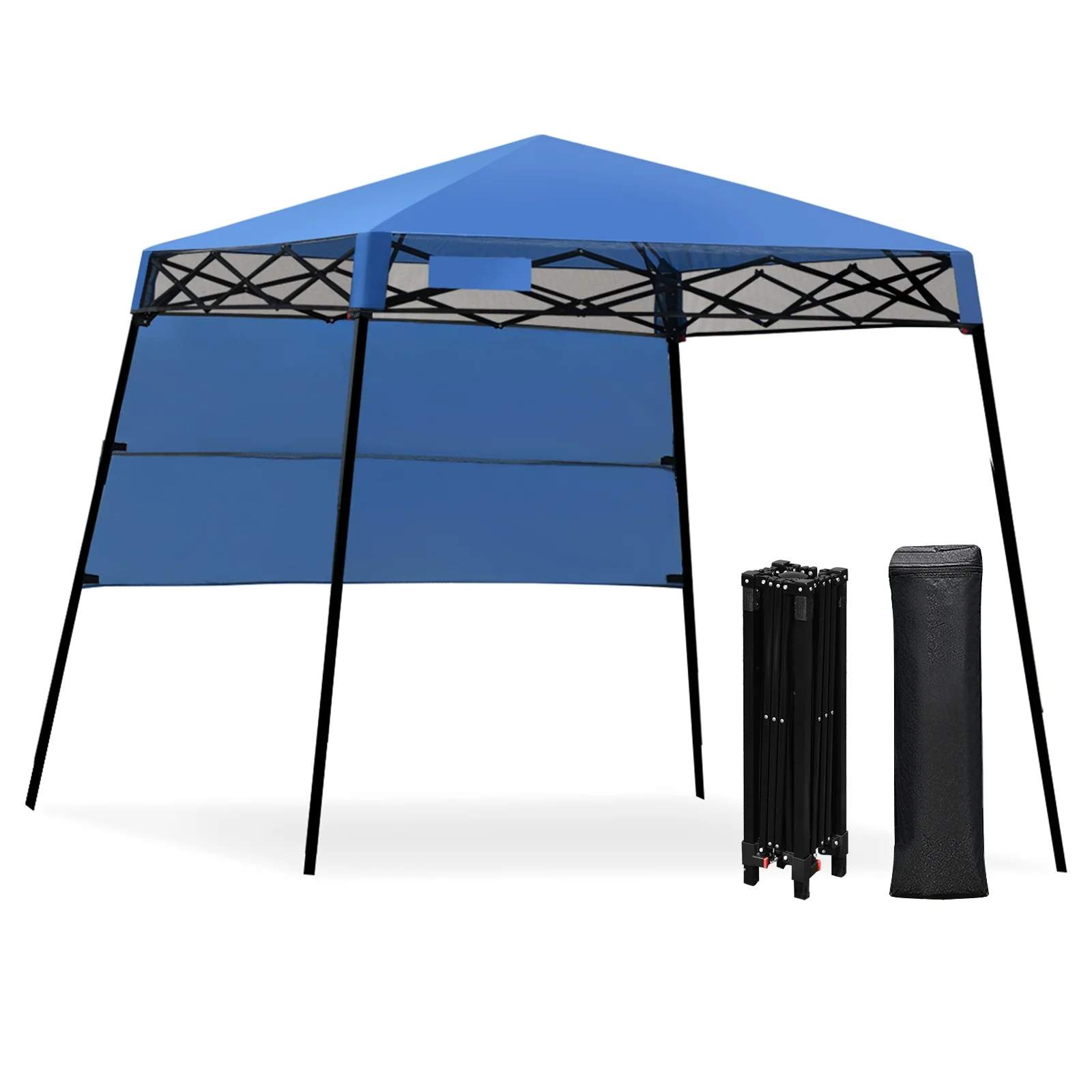 7 x 7 Feet Adjustable Portable Canopy Tent, Blue - Image 5