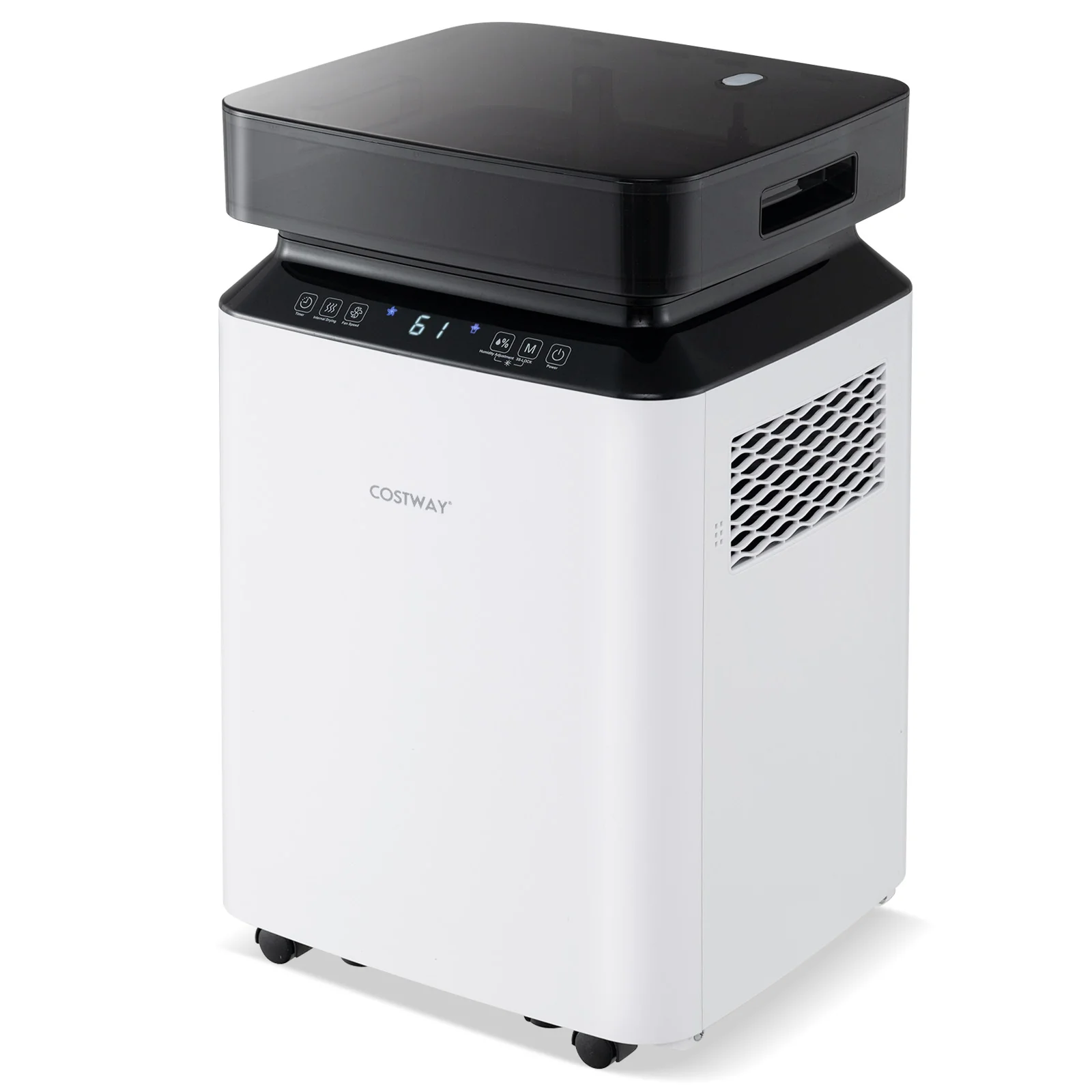70/90 Pint Dehumidifier, 4500/6000 Sq Ft, White - Image 2