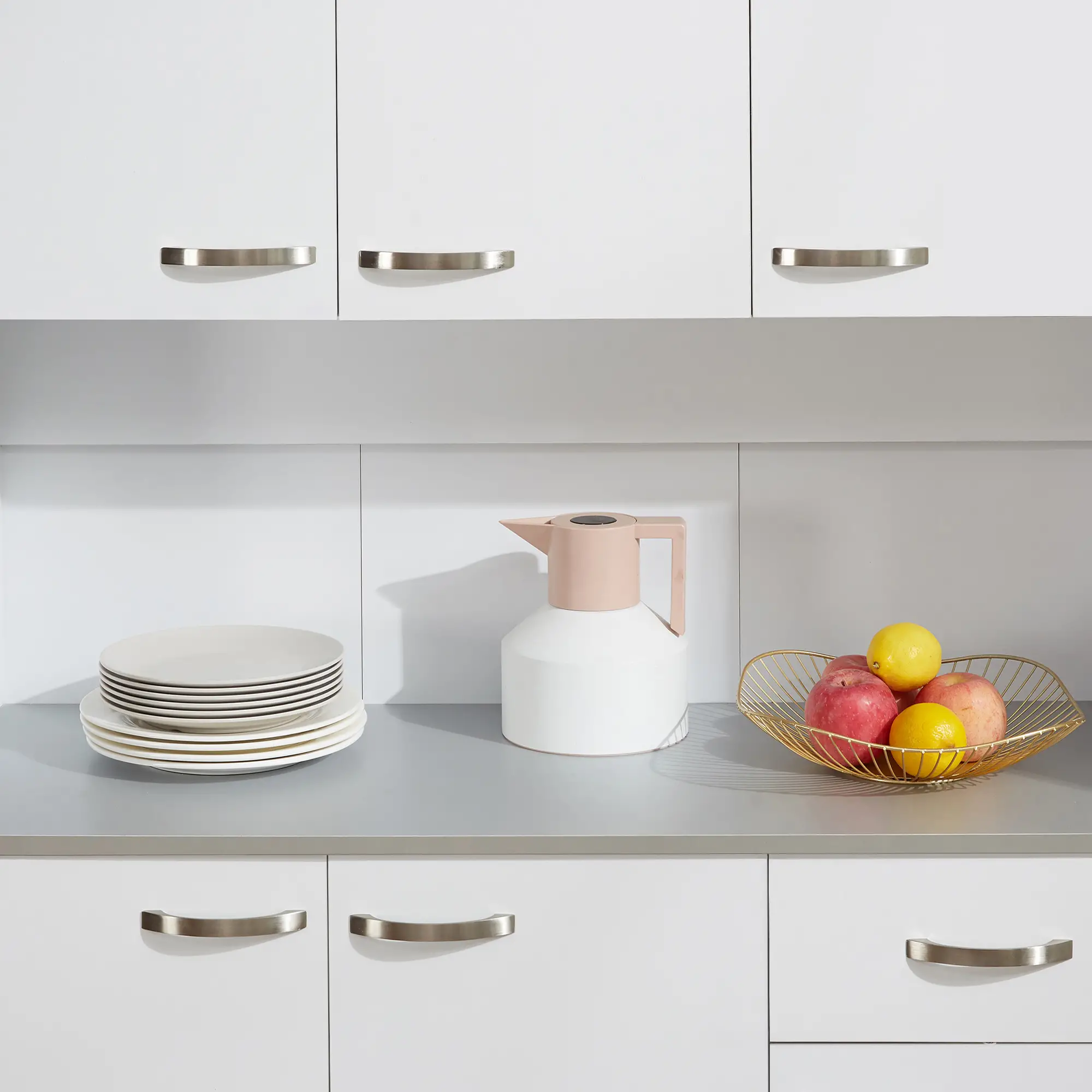 71" Modern Buffet with Hutch, Storage Cabinets, Drawer, Microwave Stand, White - Image 11