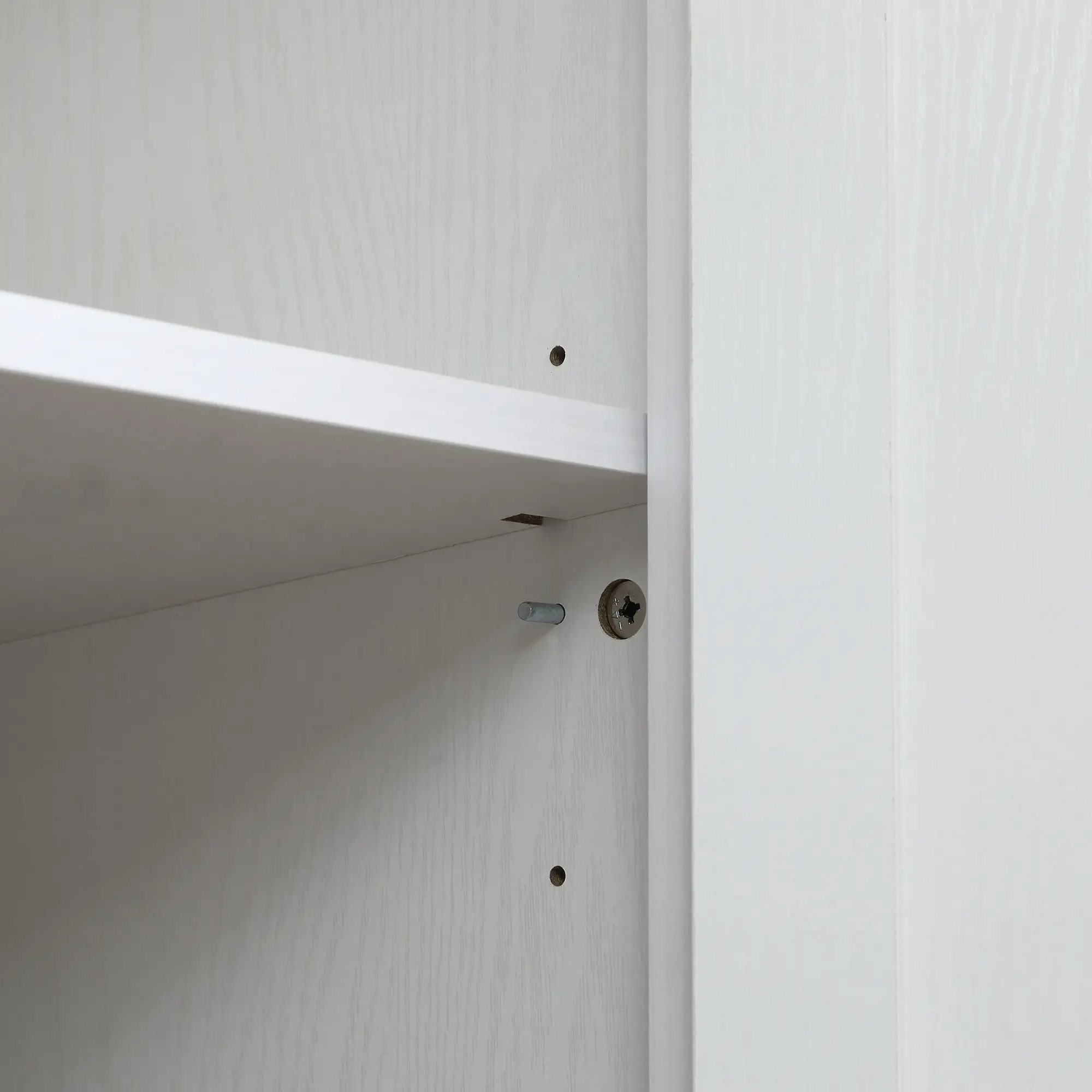72" Freestanding Storage Cabinet, Kitchen Pantry with Doors, Shelves, White - Image 9