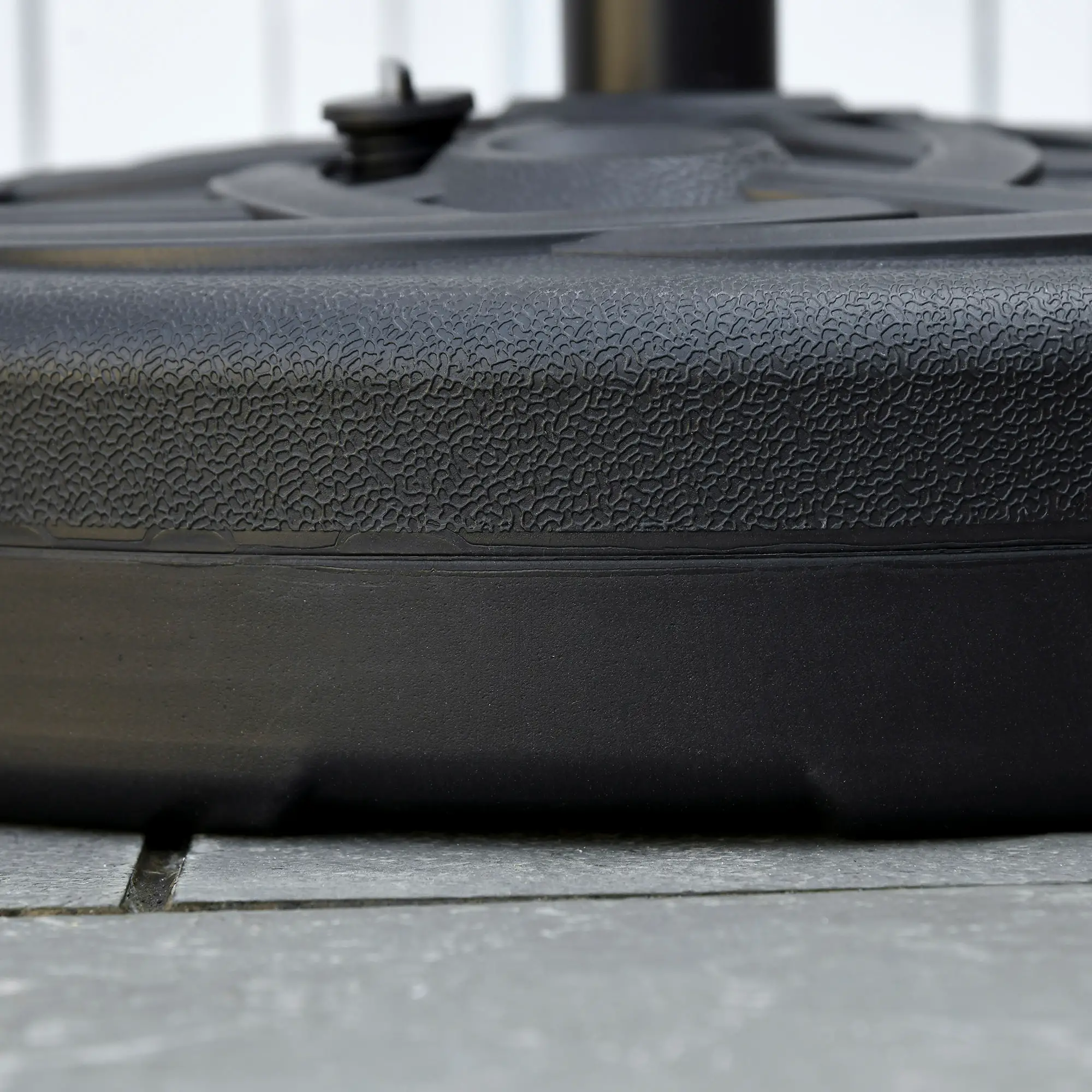 77 lb Heavy Duty Patio Umbrella Base, 22" Round, Black - Image 9