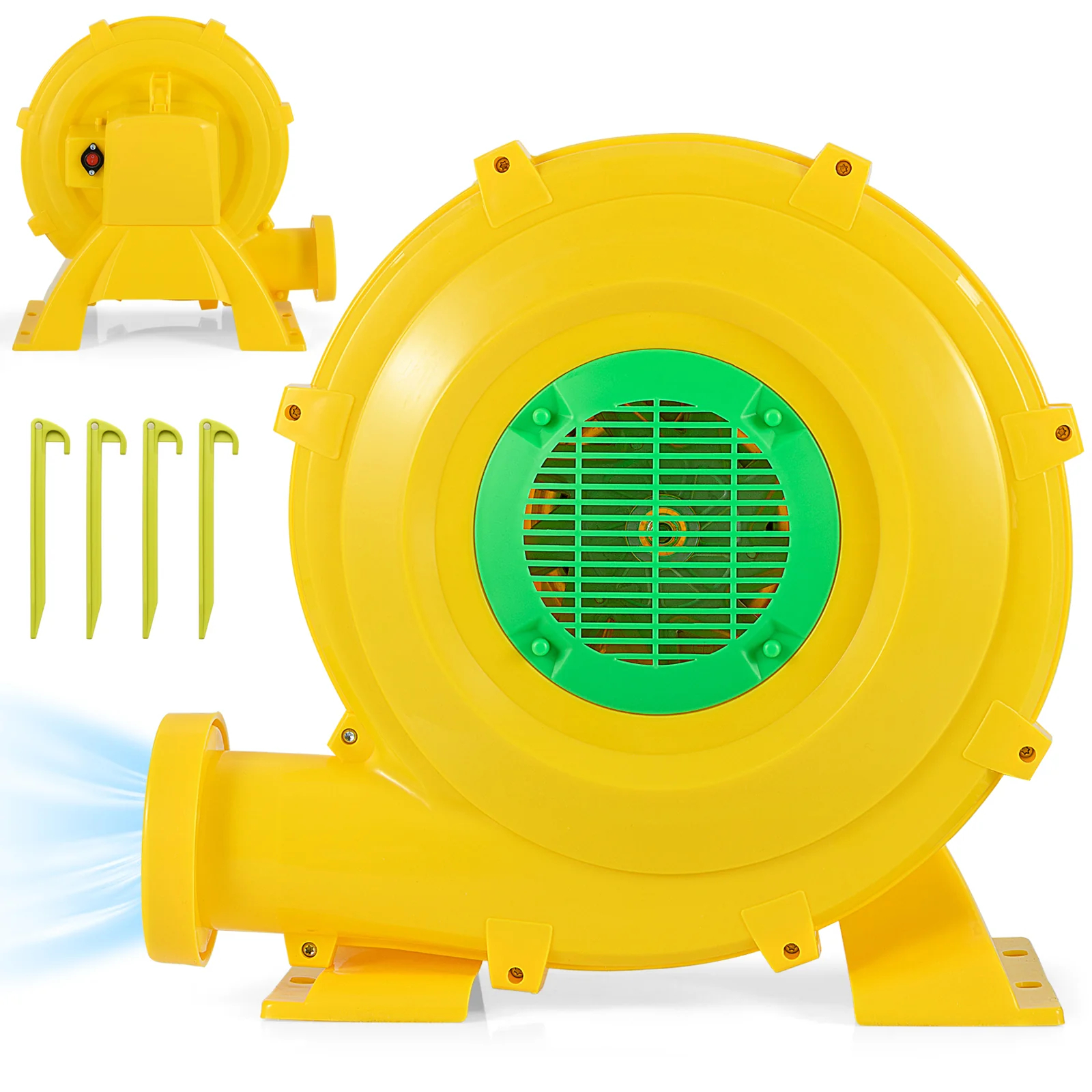 780W Bounce House Blower, 1 HP Portable Air Pump Fan - Image 4