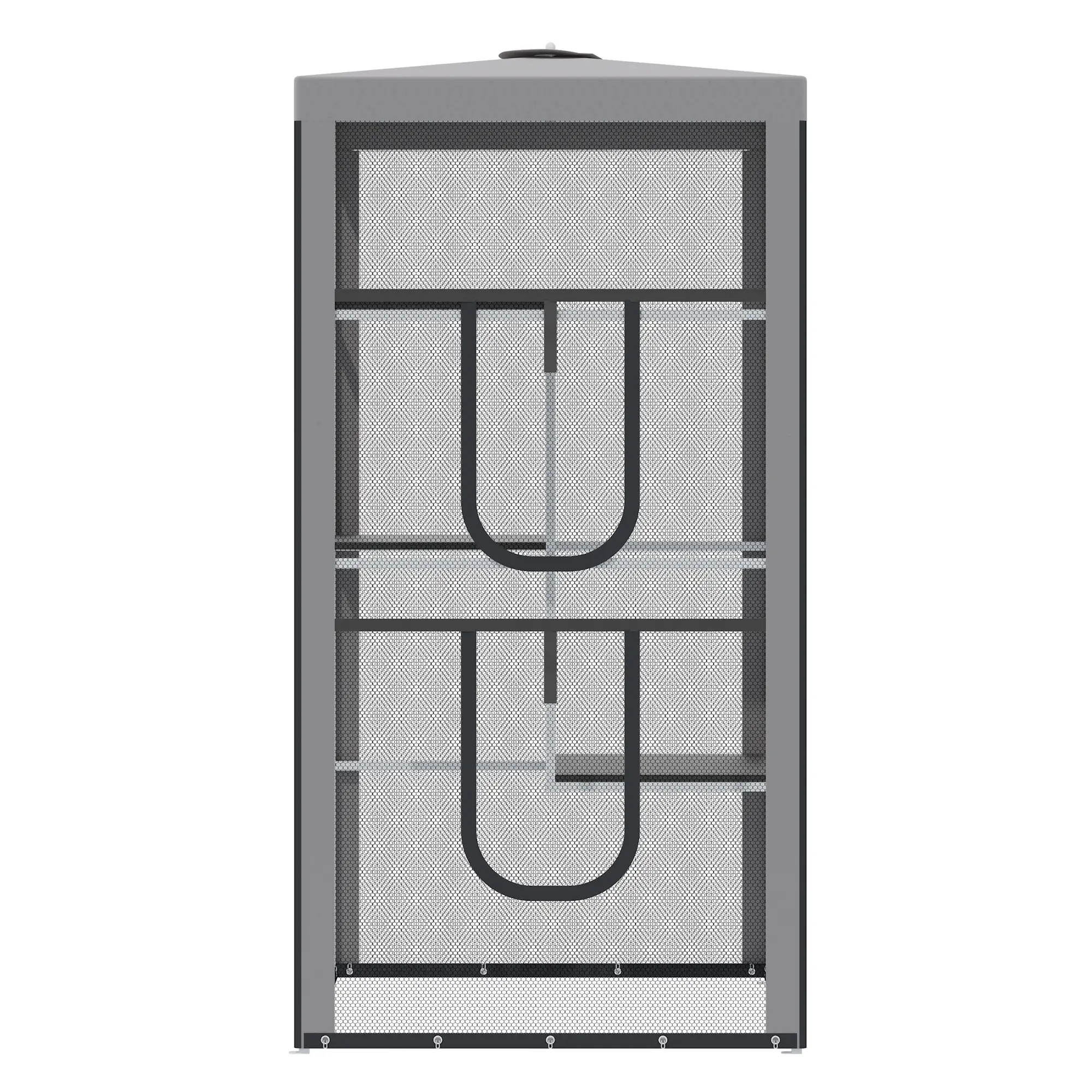 79" Cat Cage, Large Outdoor Kitten House, Indoor Pet Kennel, Grey - Image 11