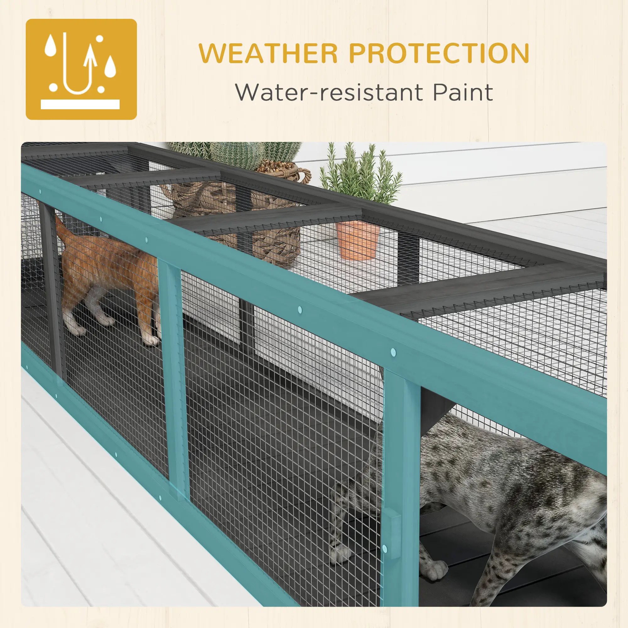79" Long Cat Tunnel, L-Shape Extendable Design, Indoor Outdoor, Lead Grey - Image 9