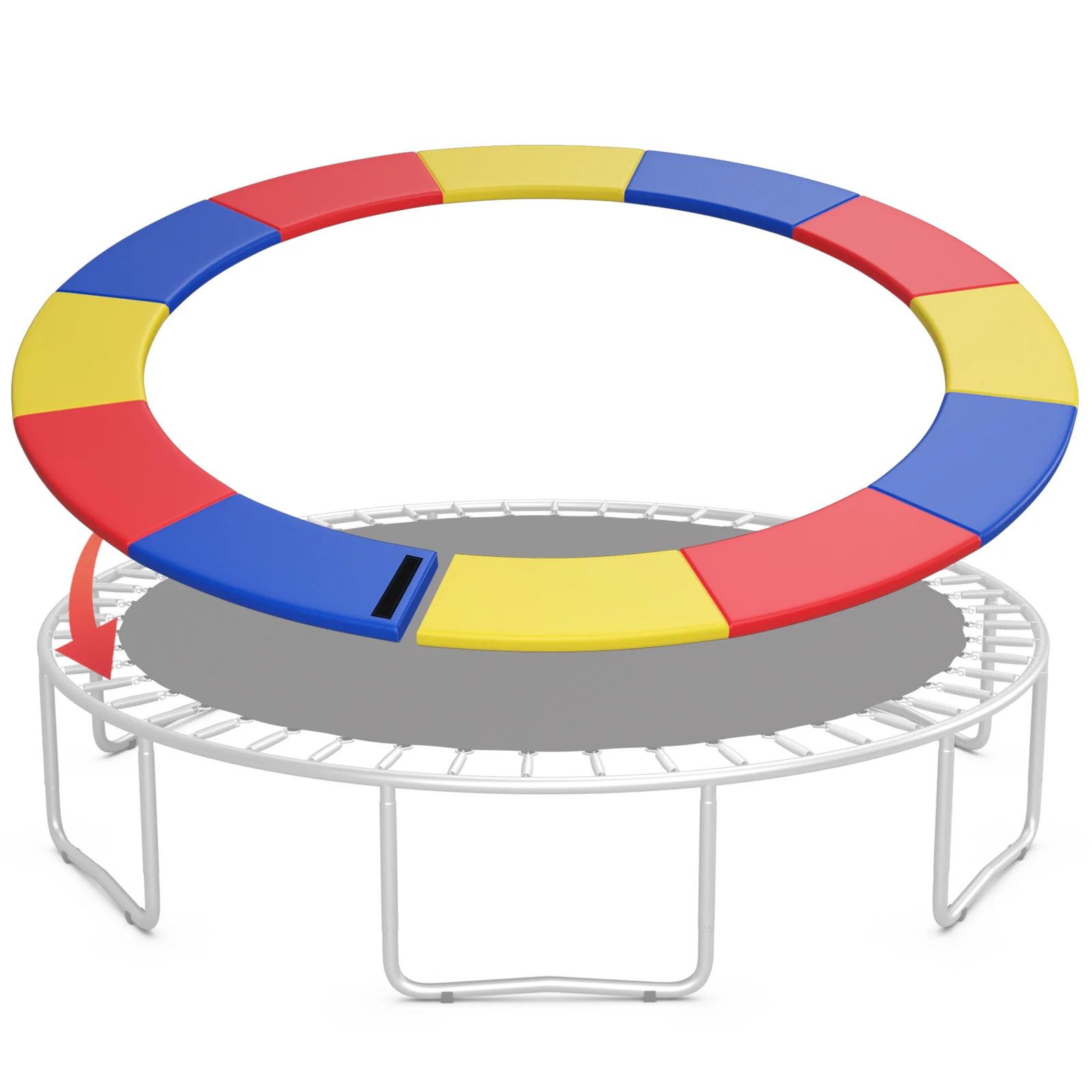 8-16 FT Trampoline Pad Replacement, 15FT, Multicolor - Image 5