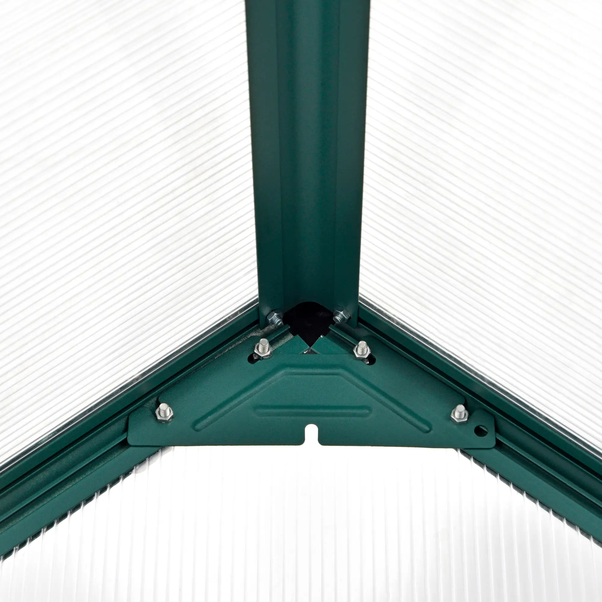 8.2' x 6.2' Greenhouse, Aluminum Frame, Temperature Controlled Window - Image 12