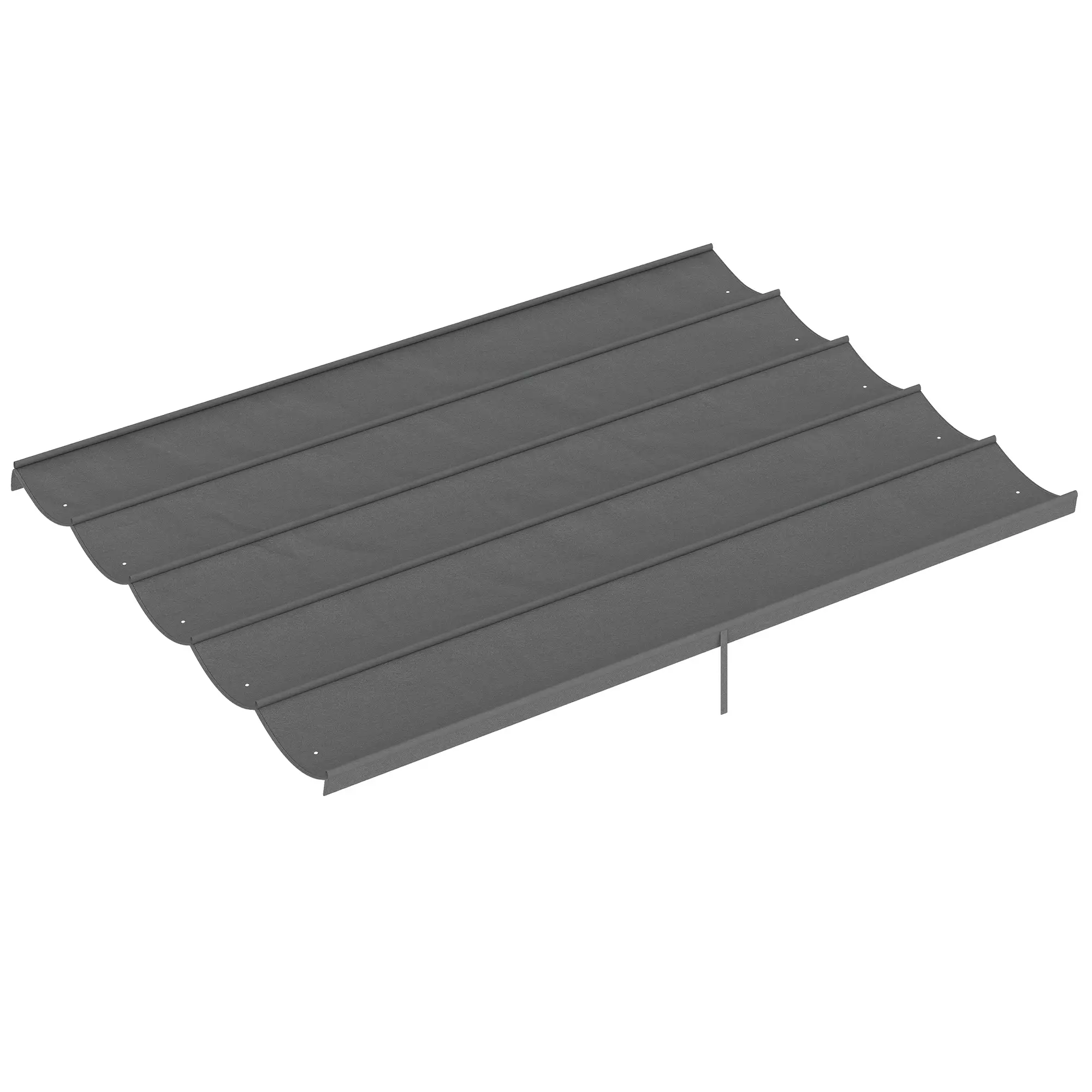 8.5' x 11.5' Pergola Canopy Replacement, Fit 10' x 13' Frame, Light Grey - Image 11