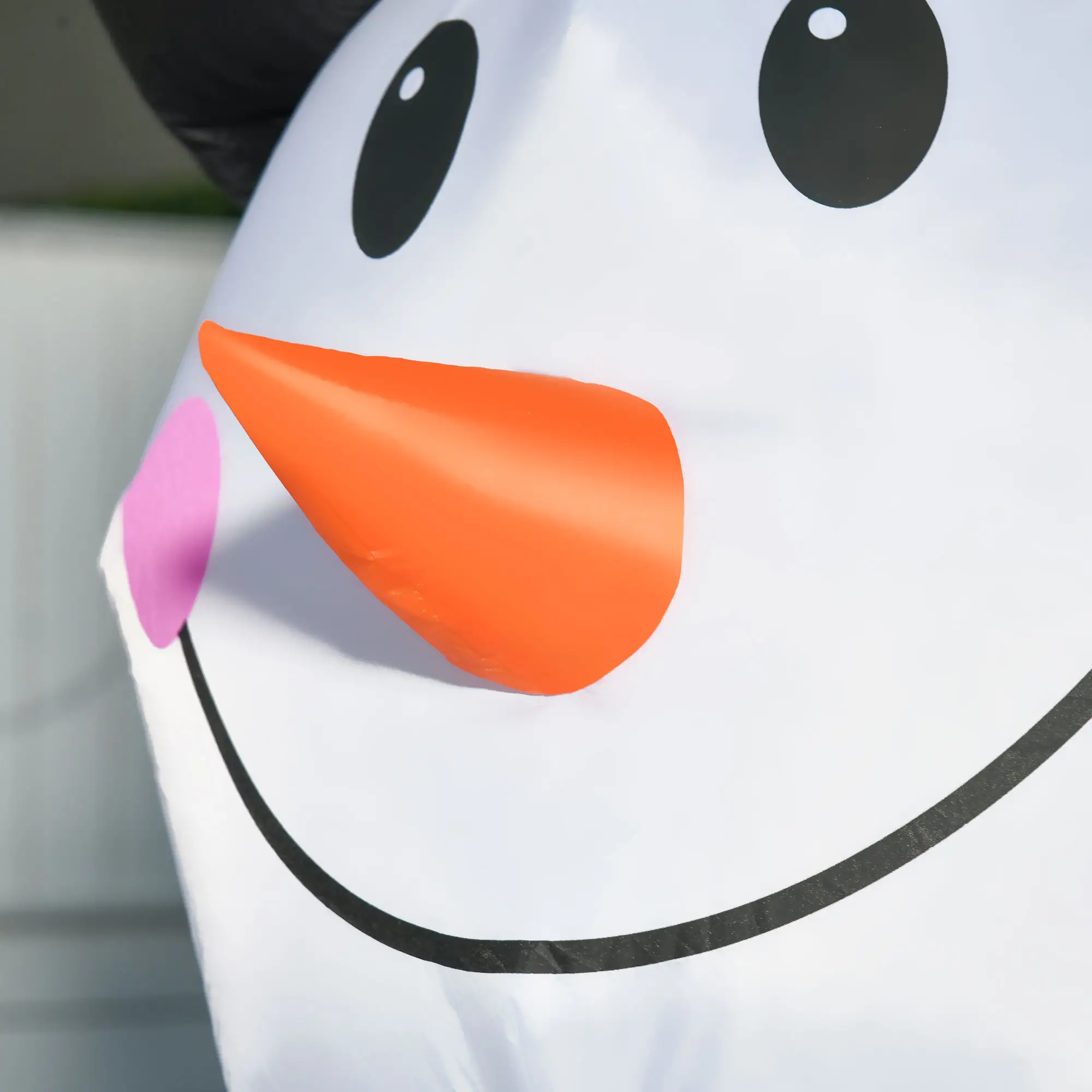 8 Ft Outdoor Lighted Inflatable Christmas Decoration, Waving Snowman - Image 10