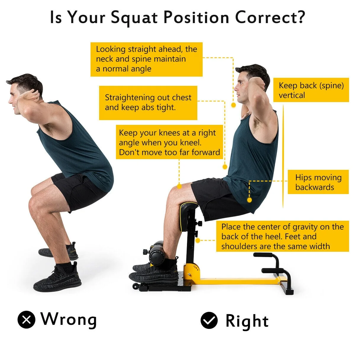 8-In-1 Multifunctional Home Gym Squat Fitness Equipment, Black - Image 3