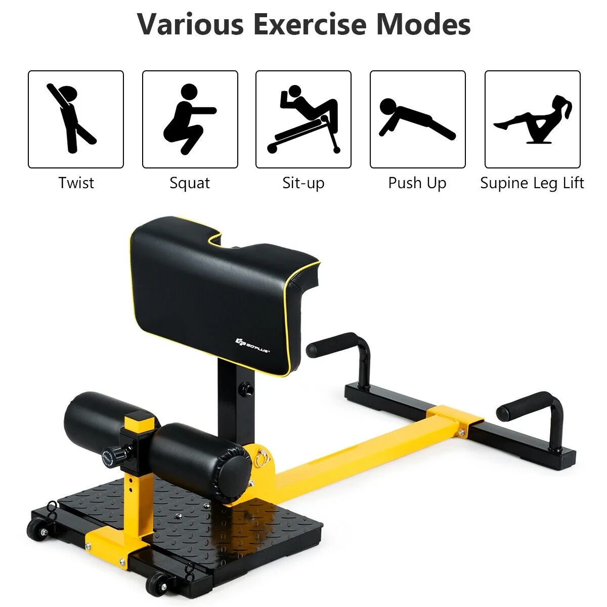 8-In-1 Multifunctional Home Gym Squat Fitness Equipment, Black - Image 6