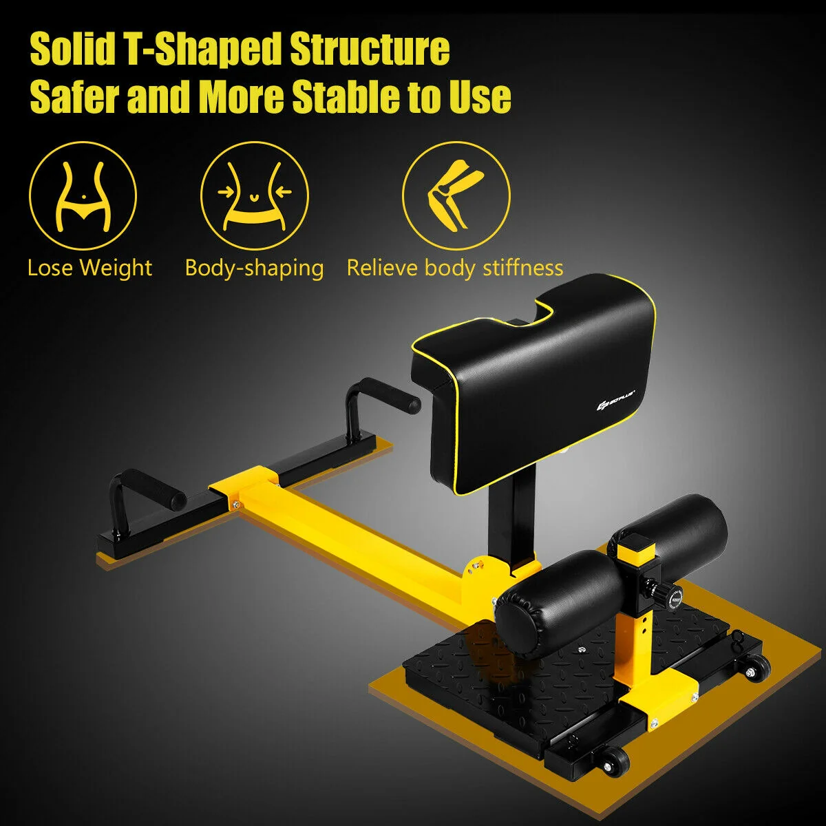 8-In-1 Multifunctional Home Gym Squat Fitness Equipment, Black - Image 8