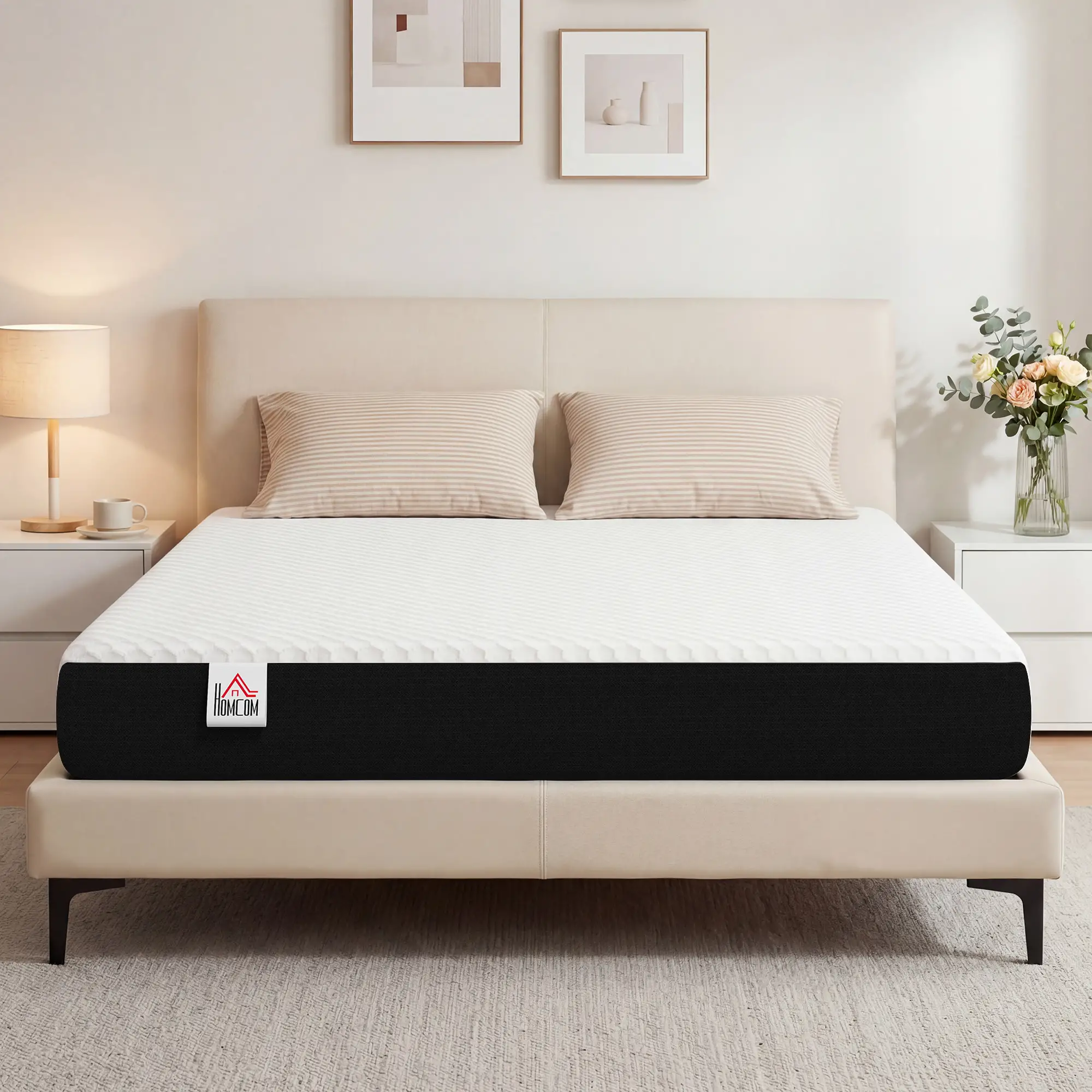 8 Inch Memory Foam Mattress, Medium Firm, CertiPUR-US Certified - Image 2