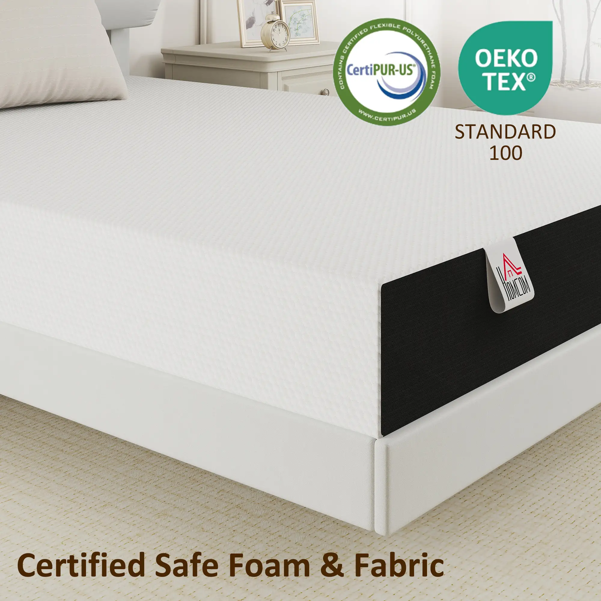 8 Inch Memory Foam Mattress, Medium Firm, CertiPUR-US Certified - Image 7
