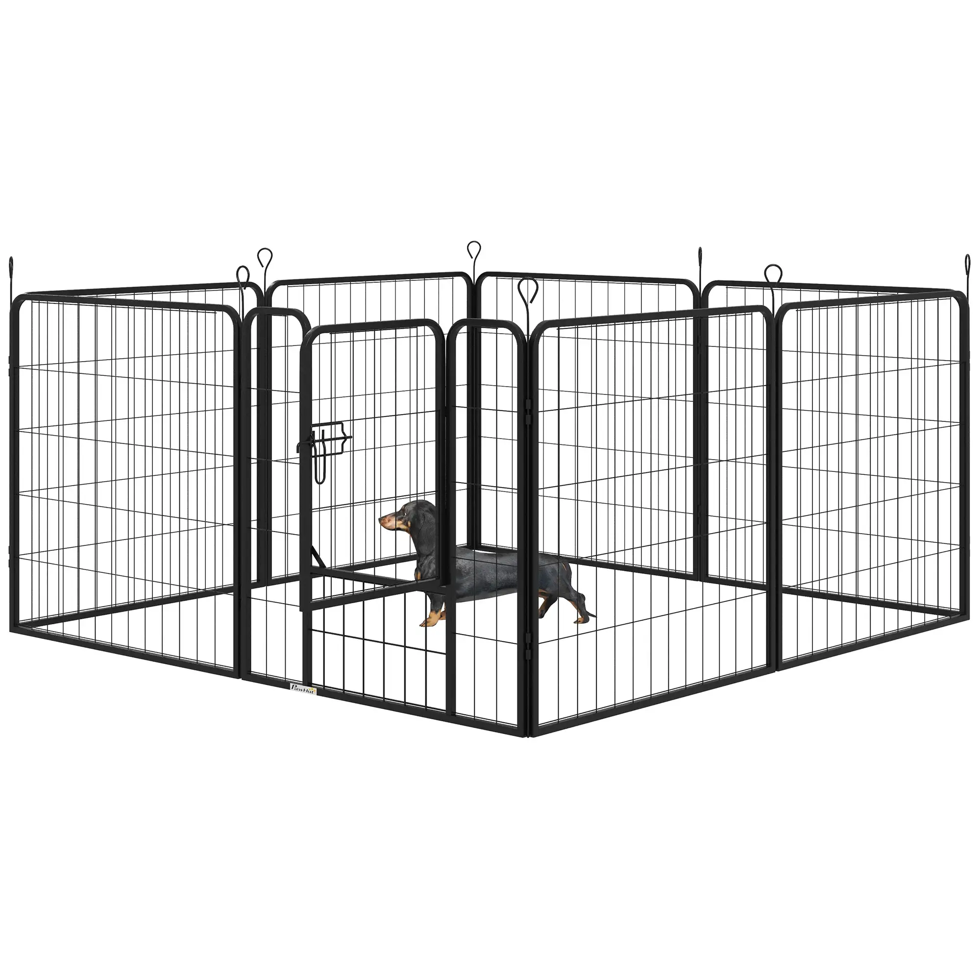 8 Panel Pet Playpen, Heavy-Duty Metal, Foldable, Indoor Outdoor, 31.5"H - Image 11