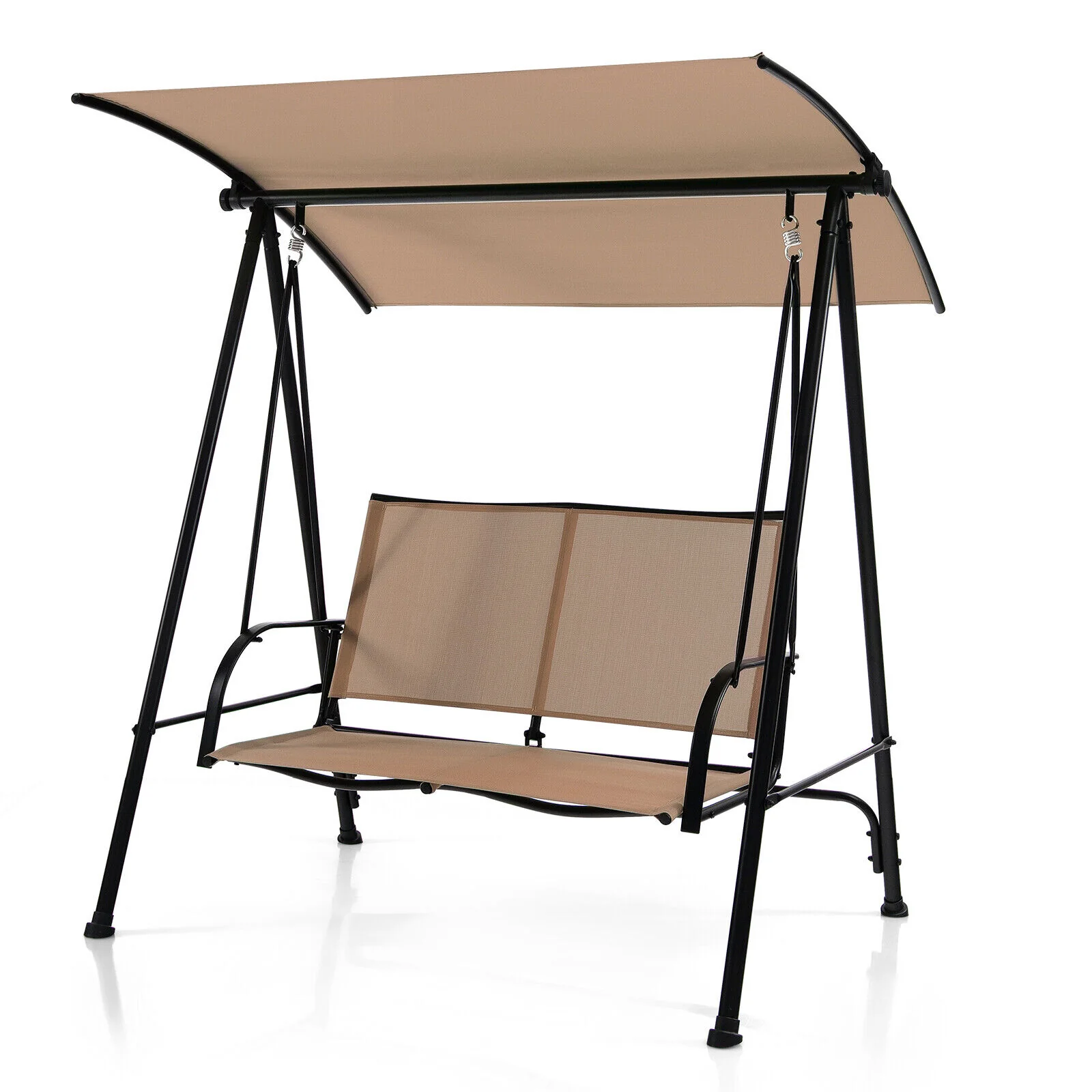 8-Piece Outdoor Furniture Set, Solar Umbrella, Bistro, Conversation Set - Image 9