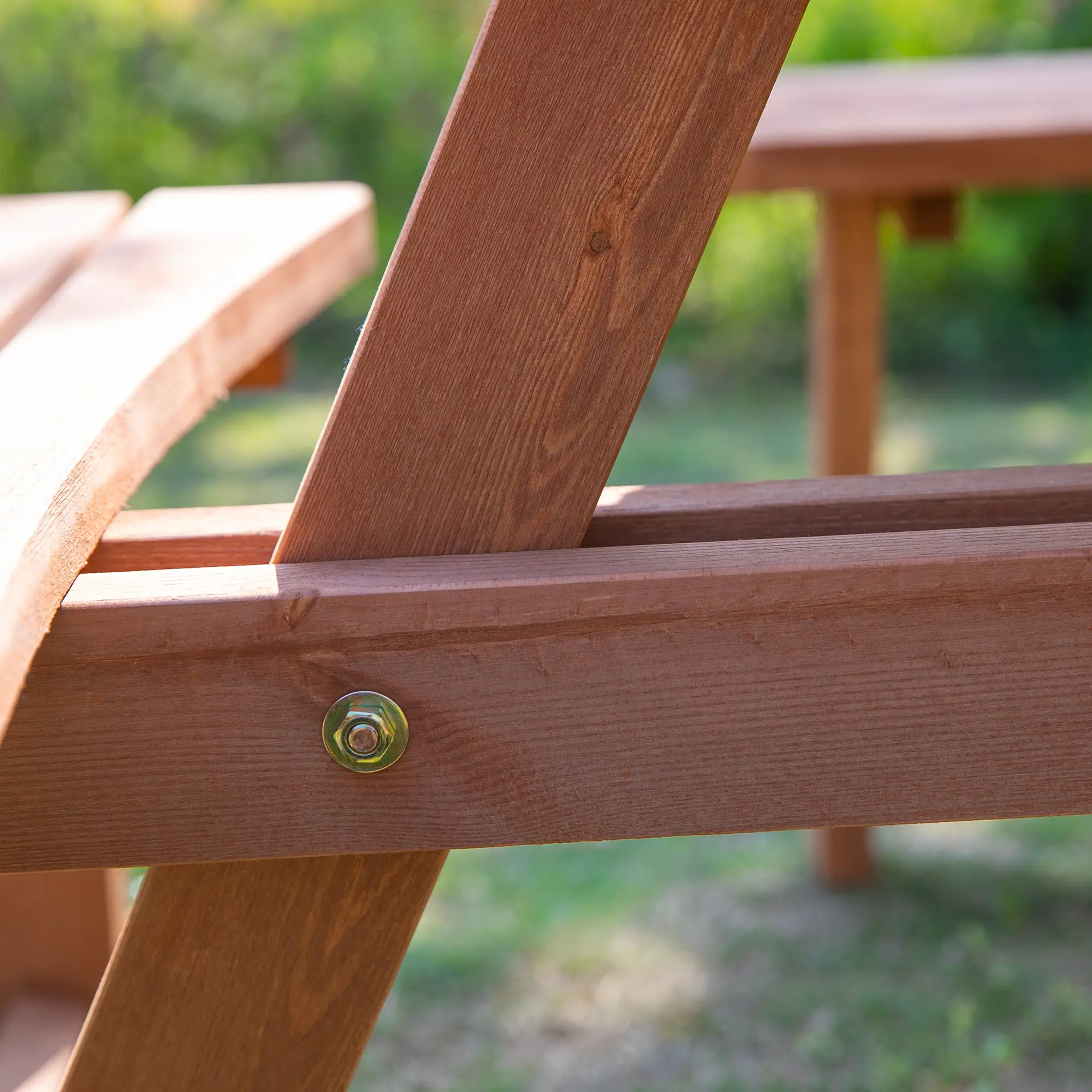 8 Seater Round Wooden Pub Bench, Picnic Table, Outdoor Patio Dining Set - Image 9
