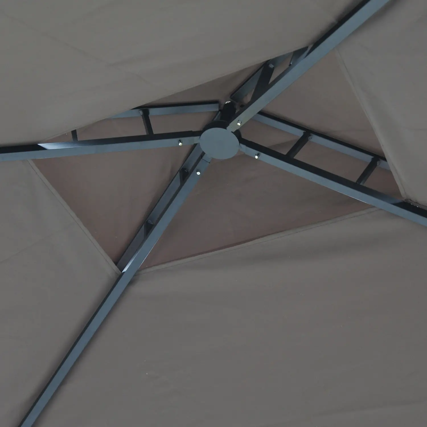 8' x 5' Grill Gazebo, Double Tiered Tent Pavilion, Garden Sun Shade - Image 9