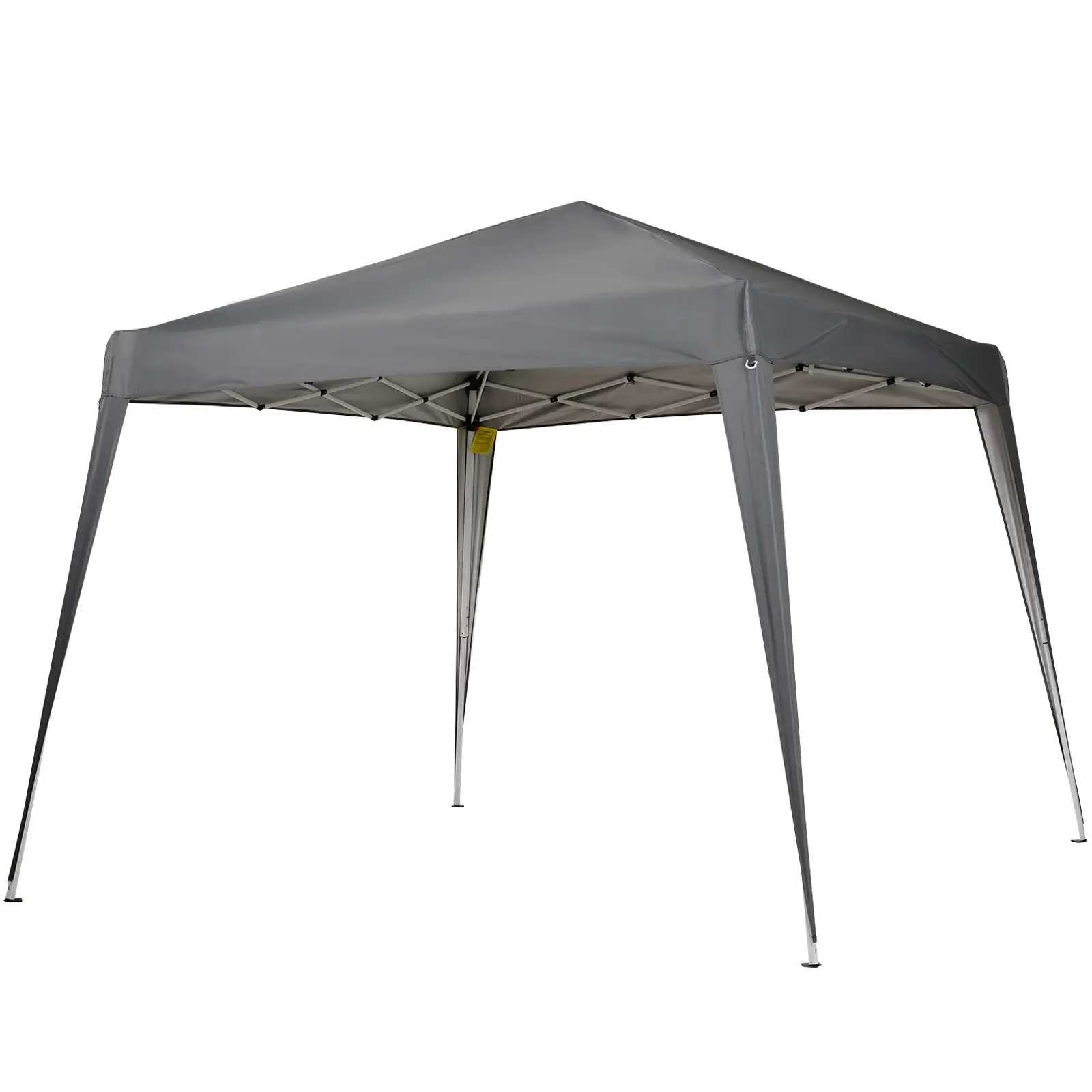 8' x 8' Pop Up Canopy, Outdoor Folding Tent, Portable with Bag, Grey