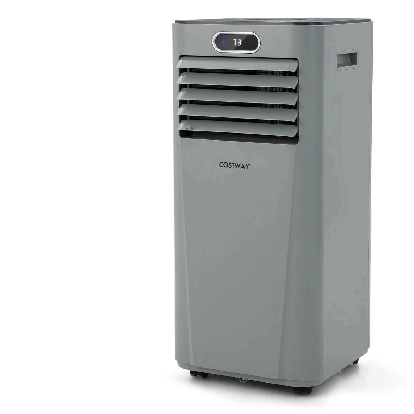 8000 BTU 3-In-1 Portable Air Conditioner, Gray - Image 2
