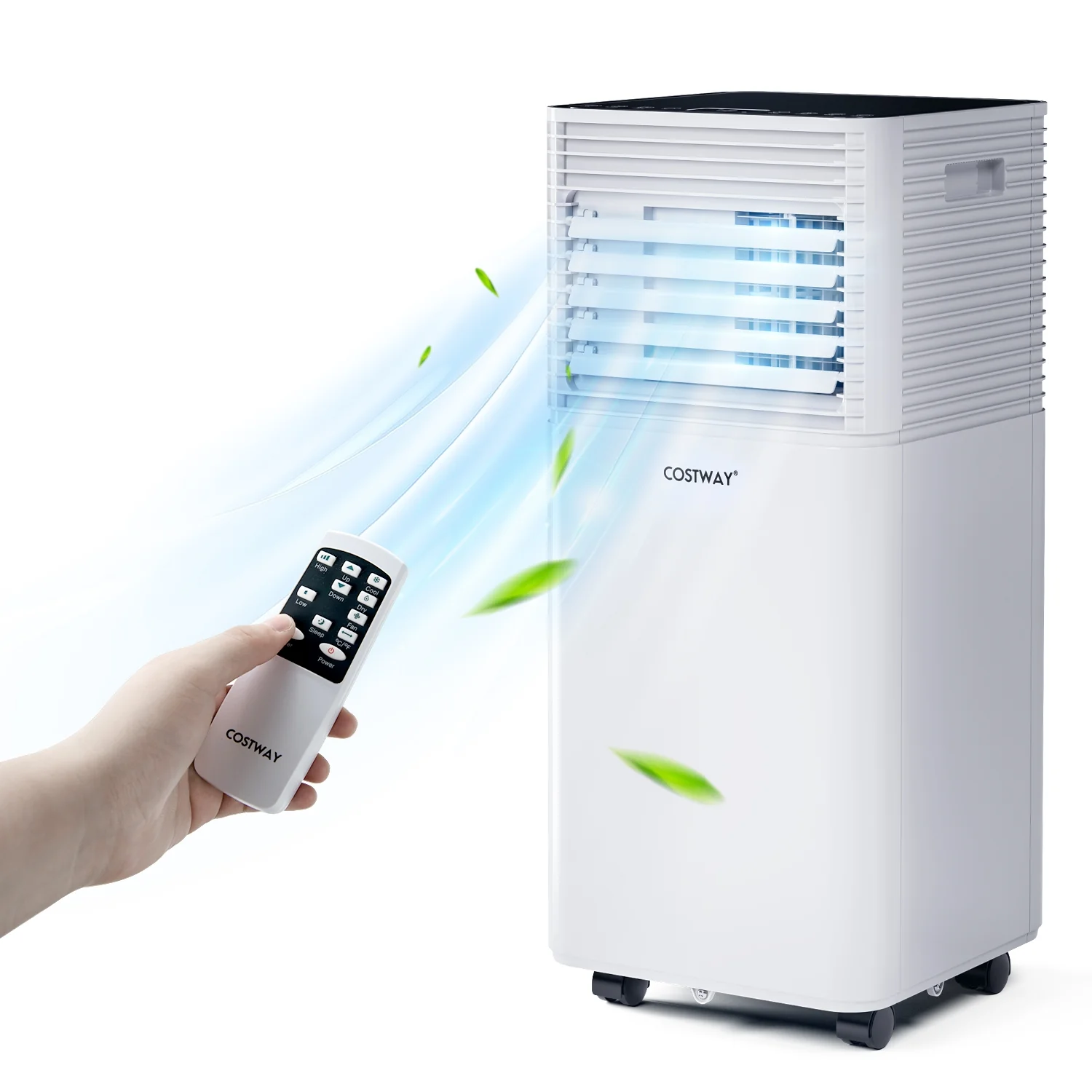8000 BTU Air Cooler, Dehumidifier, Fan Mode, Black - Image 7