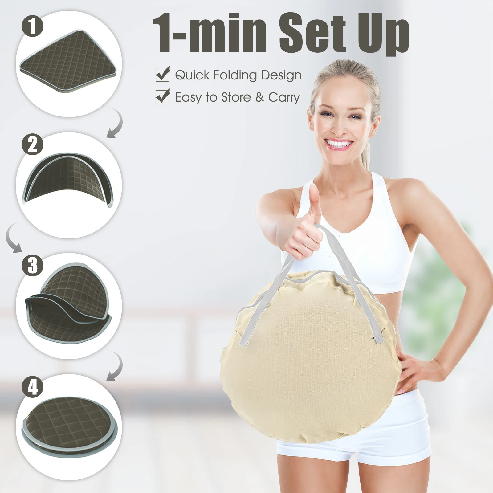 800W Portable Steam Sauna Tent, 2 Person, 3L Steamer, Gray - Image 10