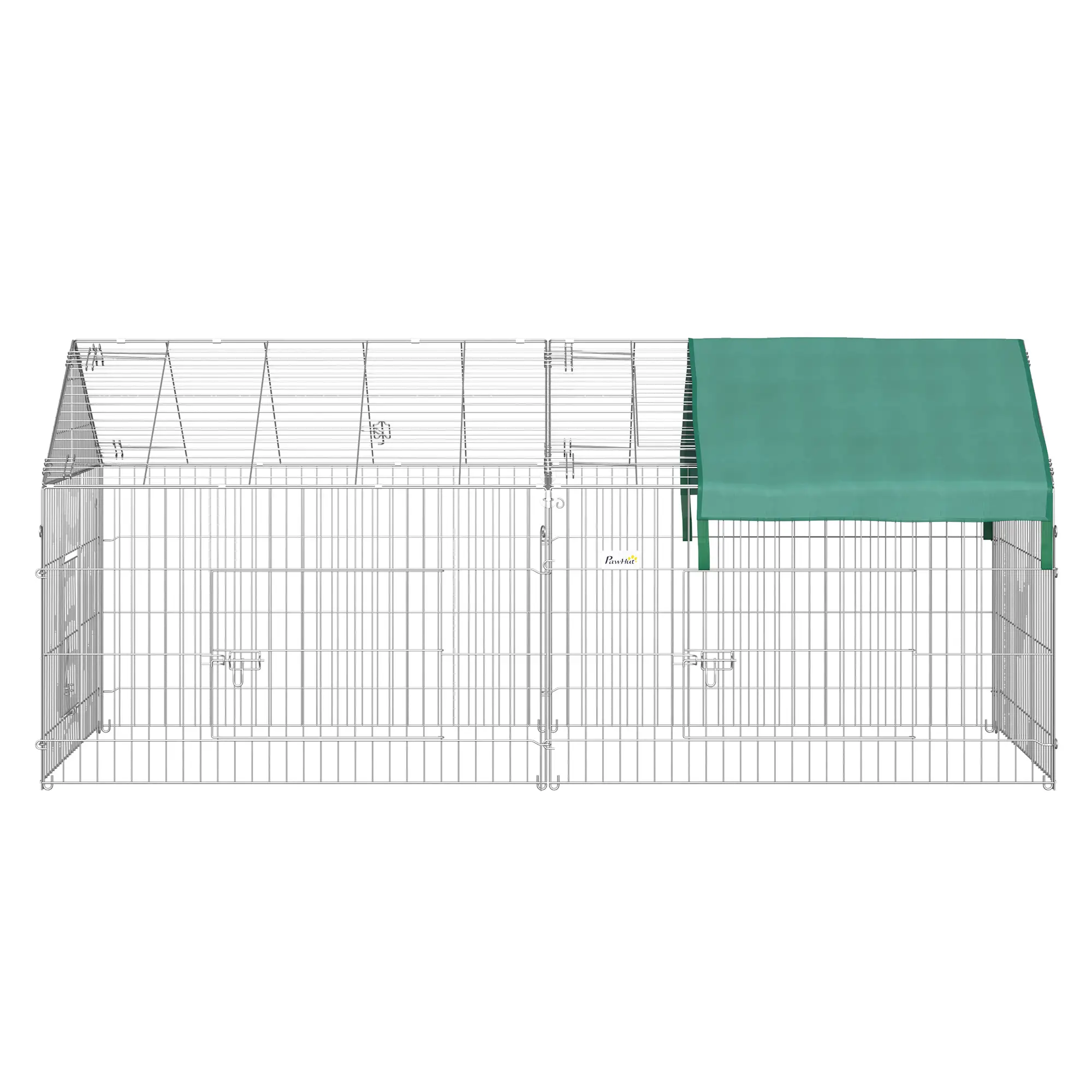 87x41x41-In Catio Rabbit Guinea Pig Cage, Small Animal Enclosure, Green - Image 10