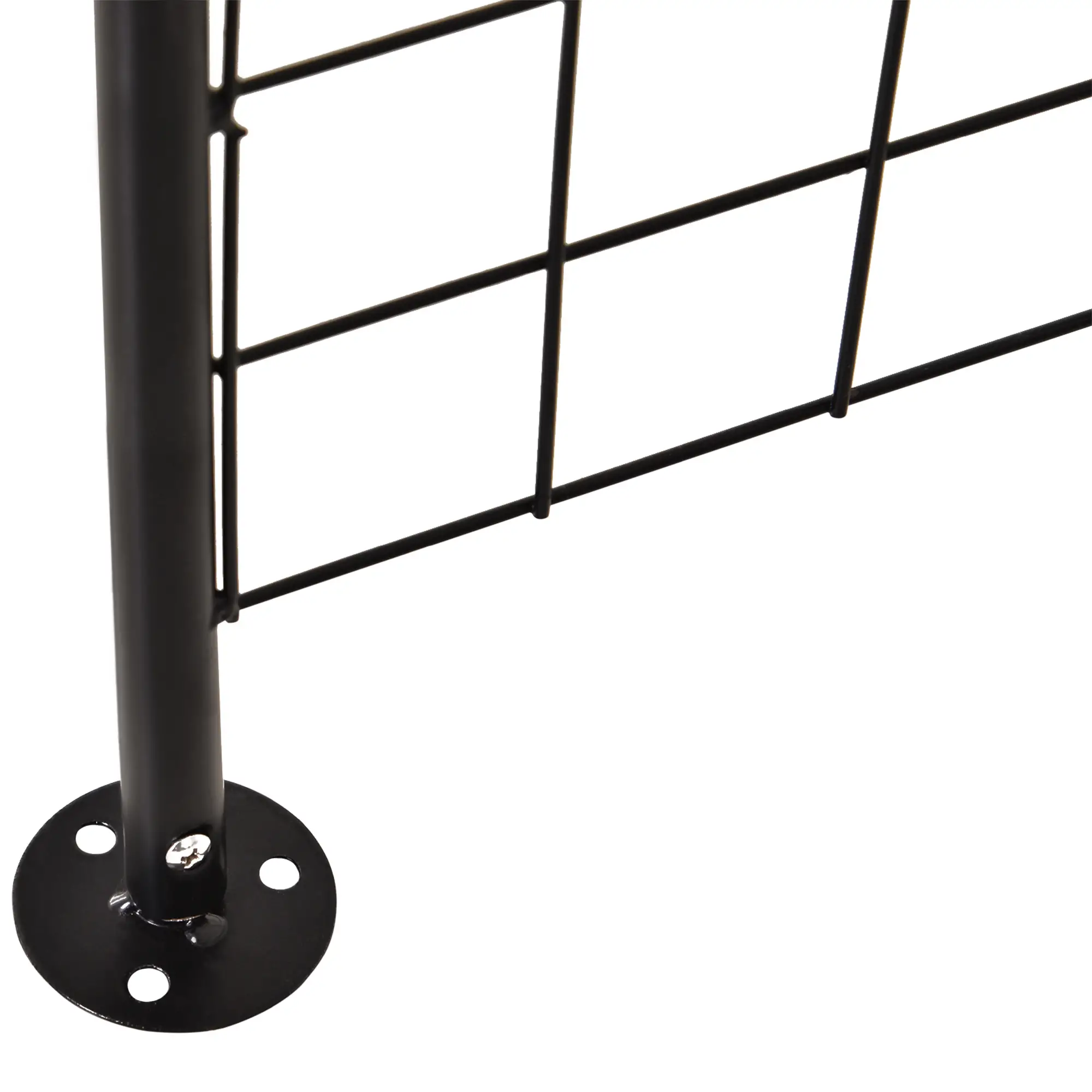 8FT Metal Garden Arch, Decorative Arbor Trellis for Plants, Black - Image 11