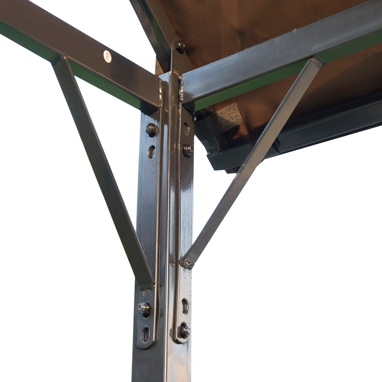 8x4ft BBQ Gazebo Tent, Metal Frame Arch Canopy, Garden Sunshade Portable Shelter - Image 7