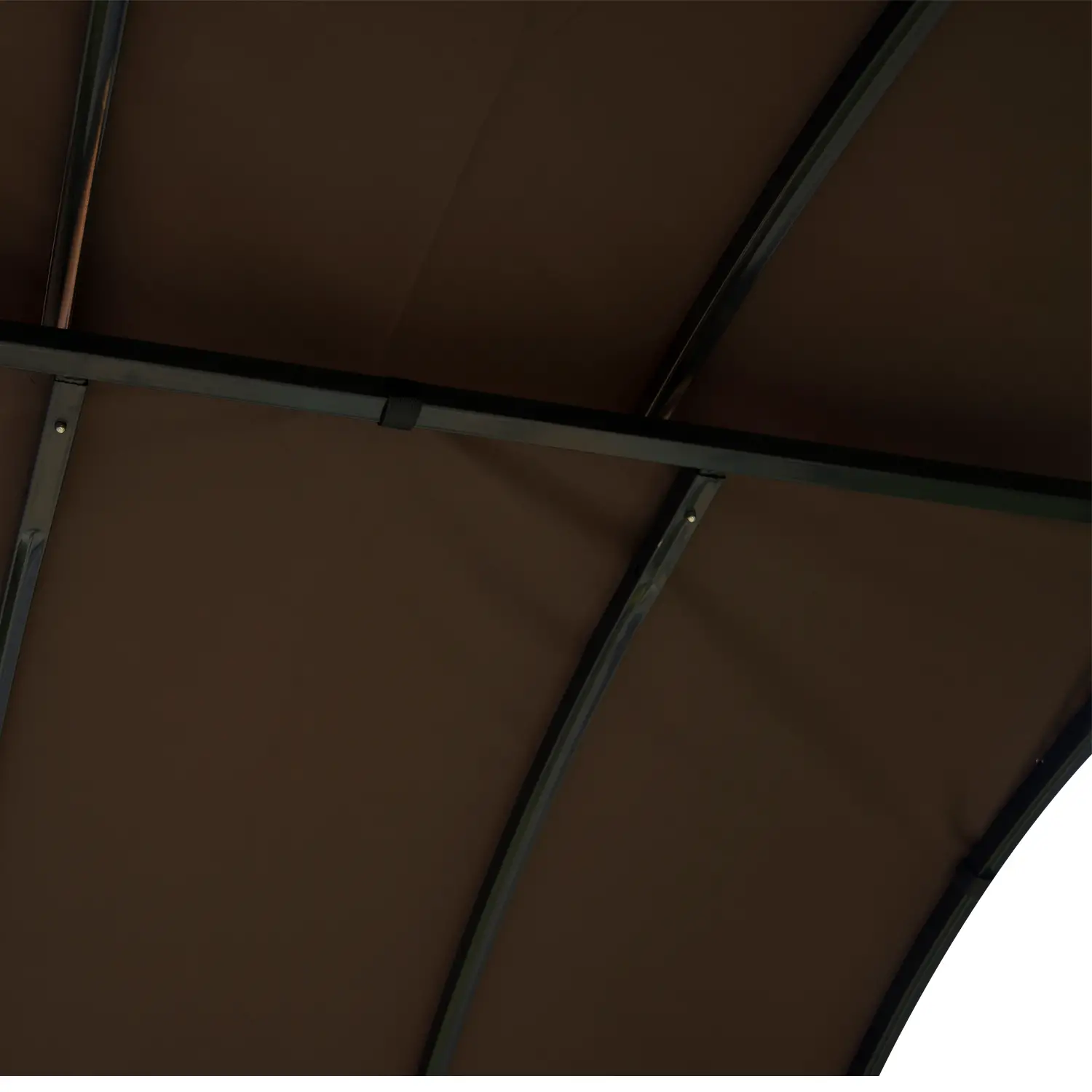 8x4ft BBQ Gazebo Tent, Metal Frame Arch Canopy, Garden Sunshade Portable Shelter - Image 9