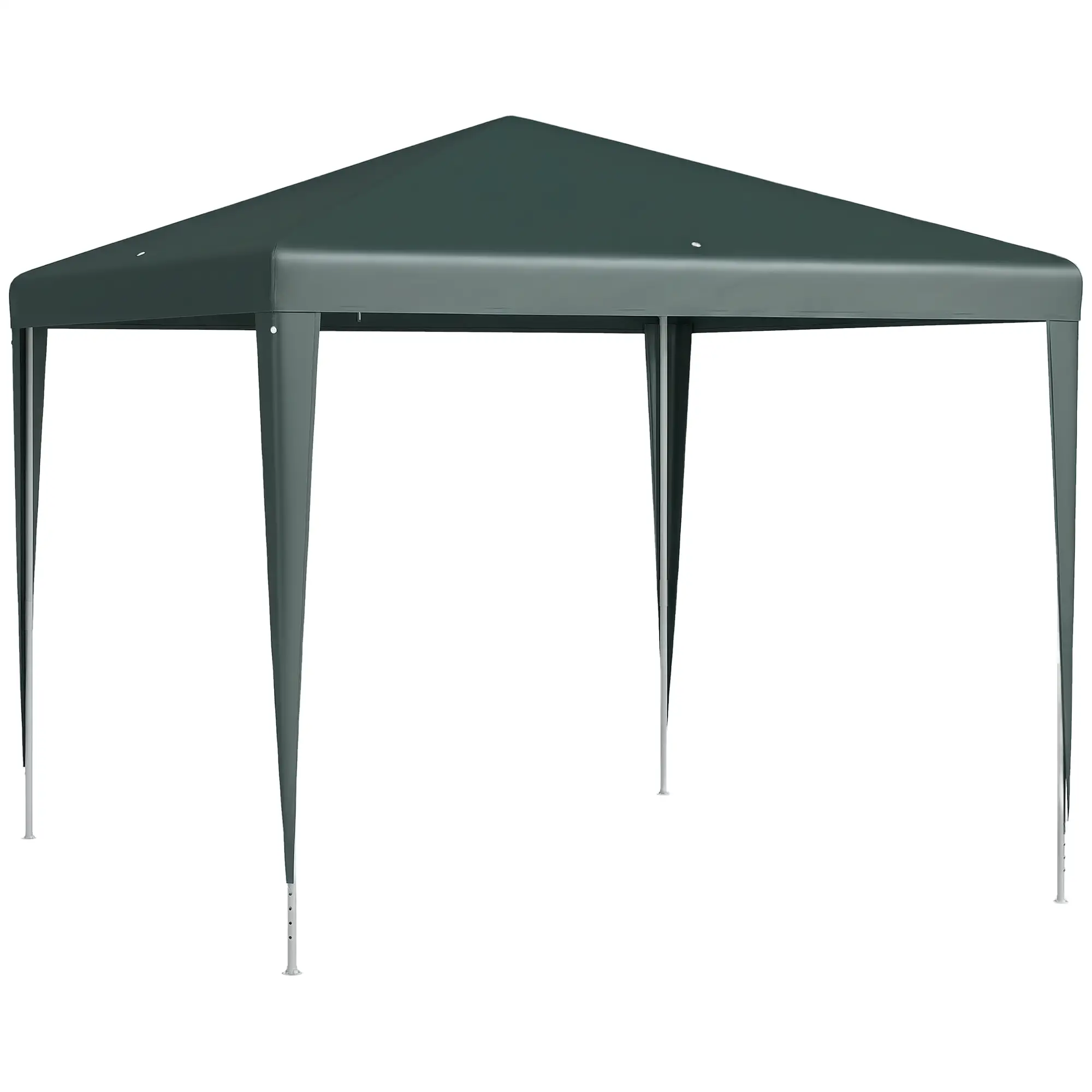 9' x 9' Portable Canopy Tent, Outdoor Sunshade for Weddings, Dark Green - Image 11